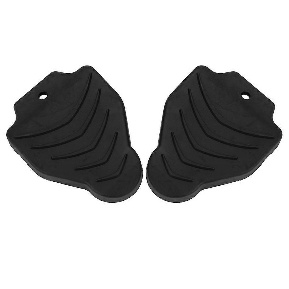 1 paire de protections noires pour pédales de vélo, compatibles avec Look Delta