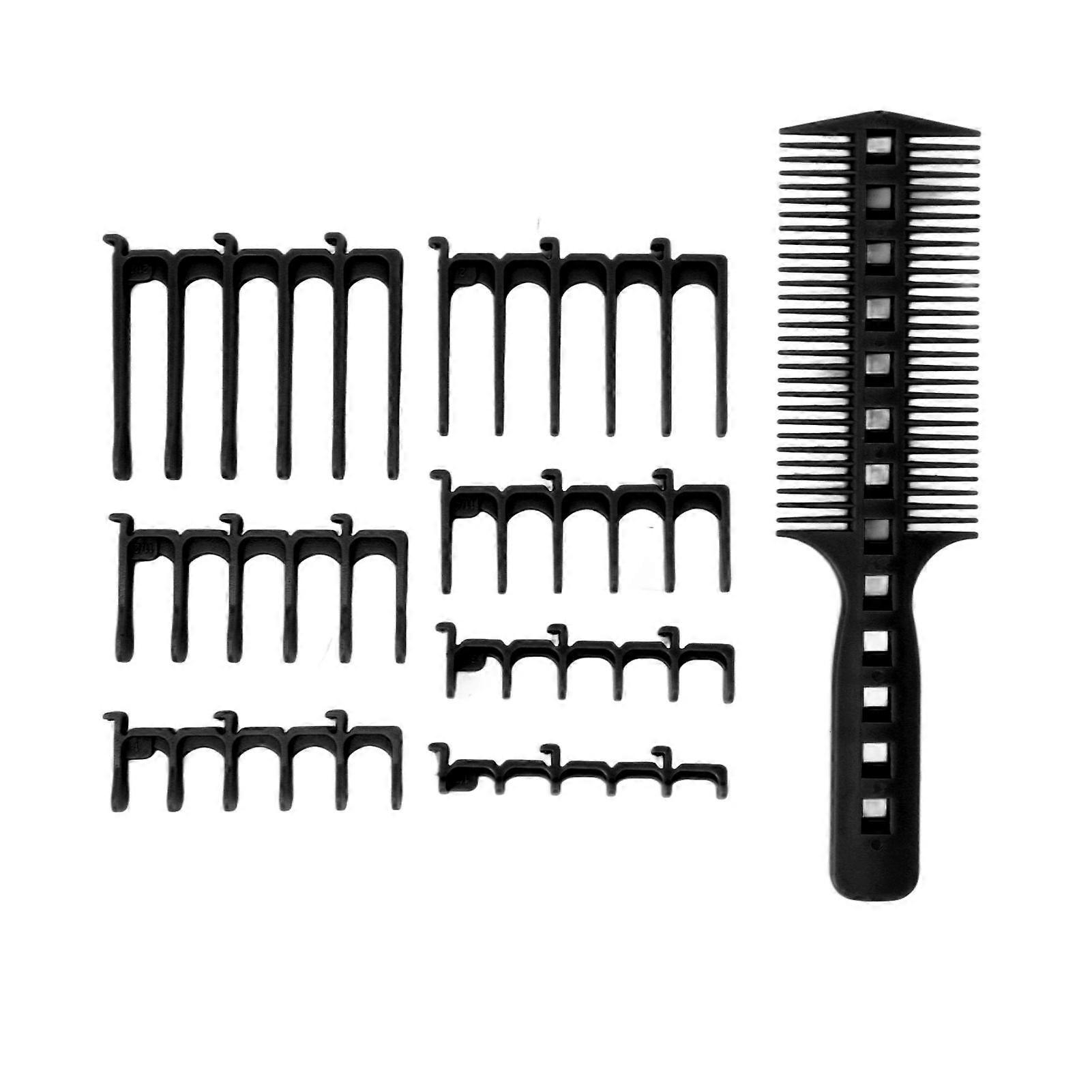 2025 Latest Model Barber Double Sided Guide Comb Multi Cutting Length Ergonomi...