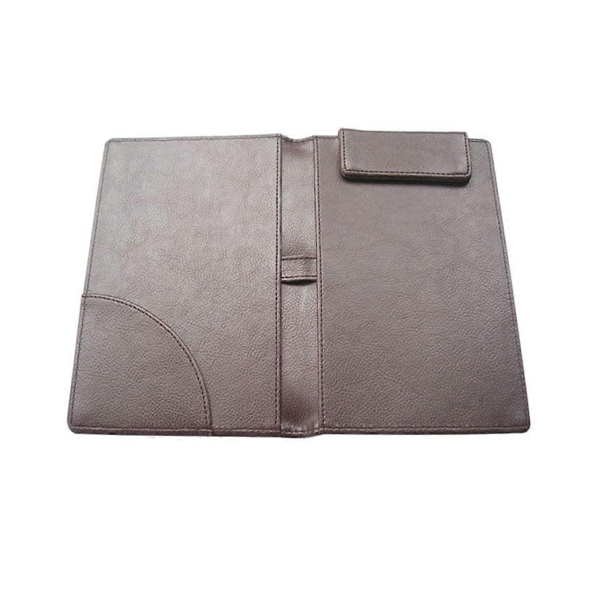 Bill Holder Restaurant Folder Waiter Book Server Holder Check Black PU Leather Guest Book Clipboard for Menus and Orders