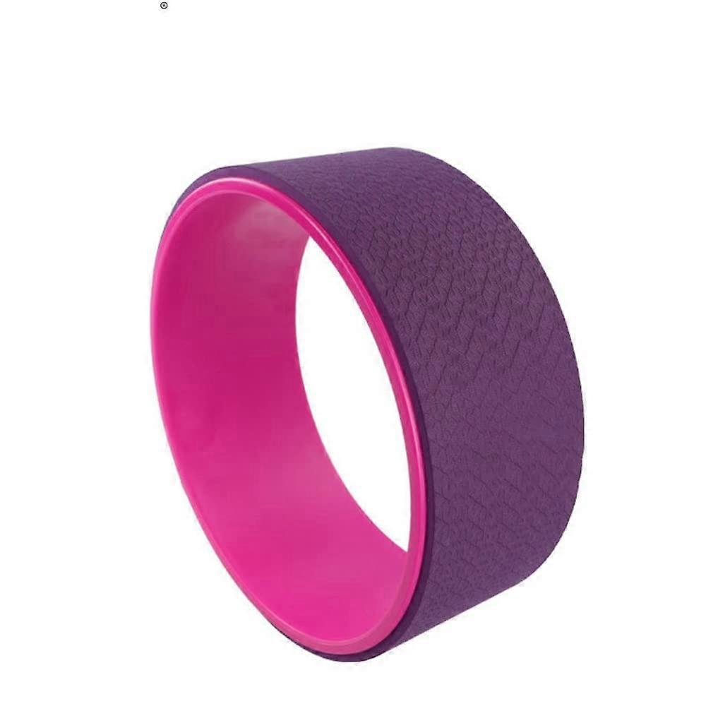 Yoga Wheel TPE NonSlip Yoga Spine Roller Wheel Circle for Relieving Back Pain and Improving Flexibility in Backbends Training