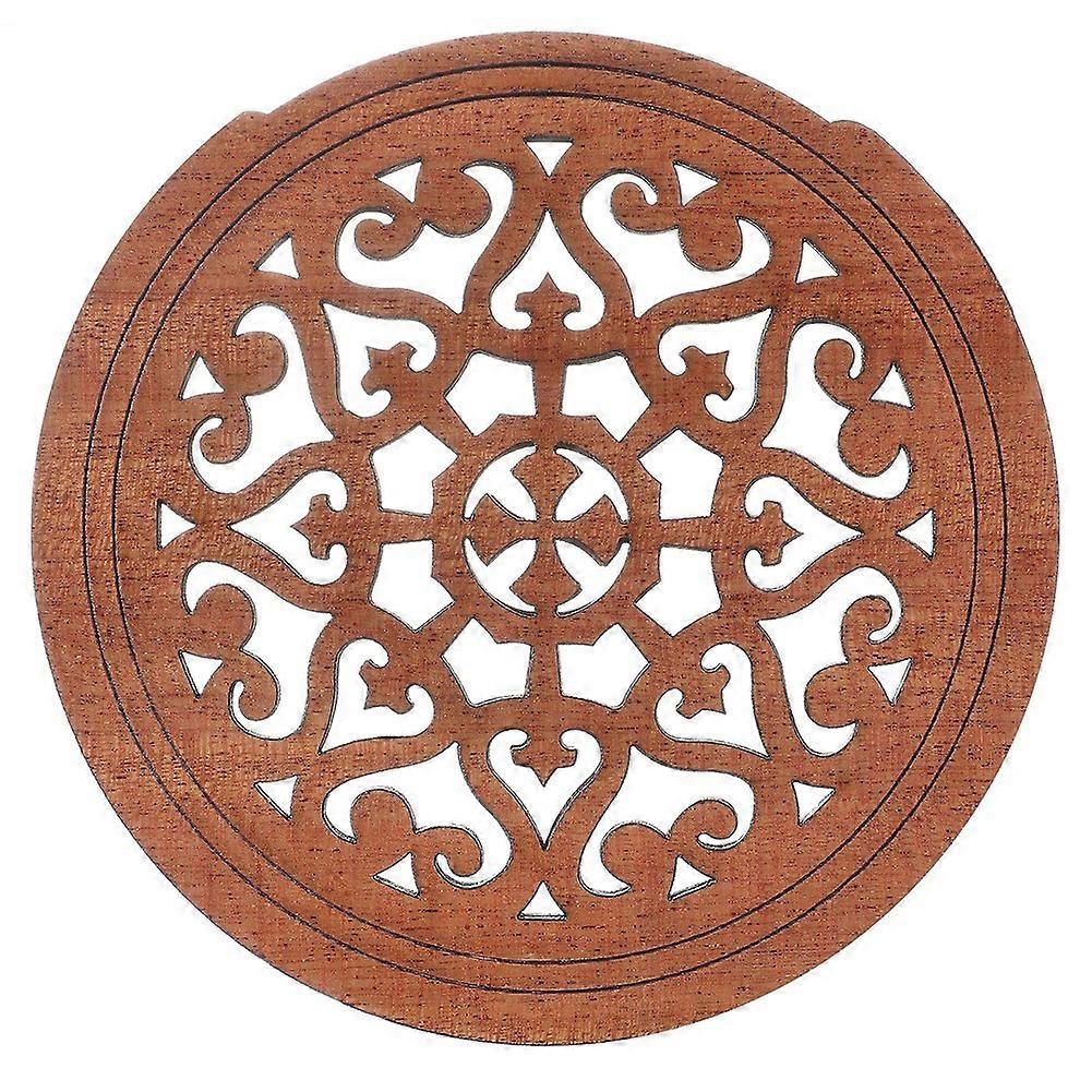 Guitar Soundhole Cover Light Weight Decorative Reduces Feedback and Noise Essential Guitar Accessory