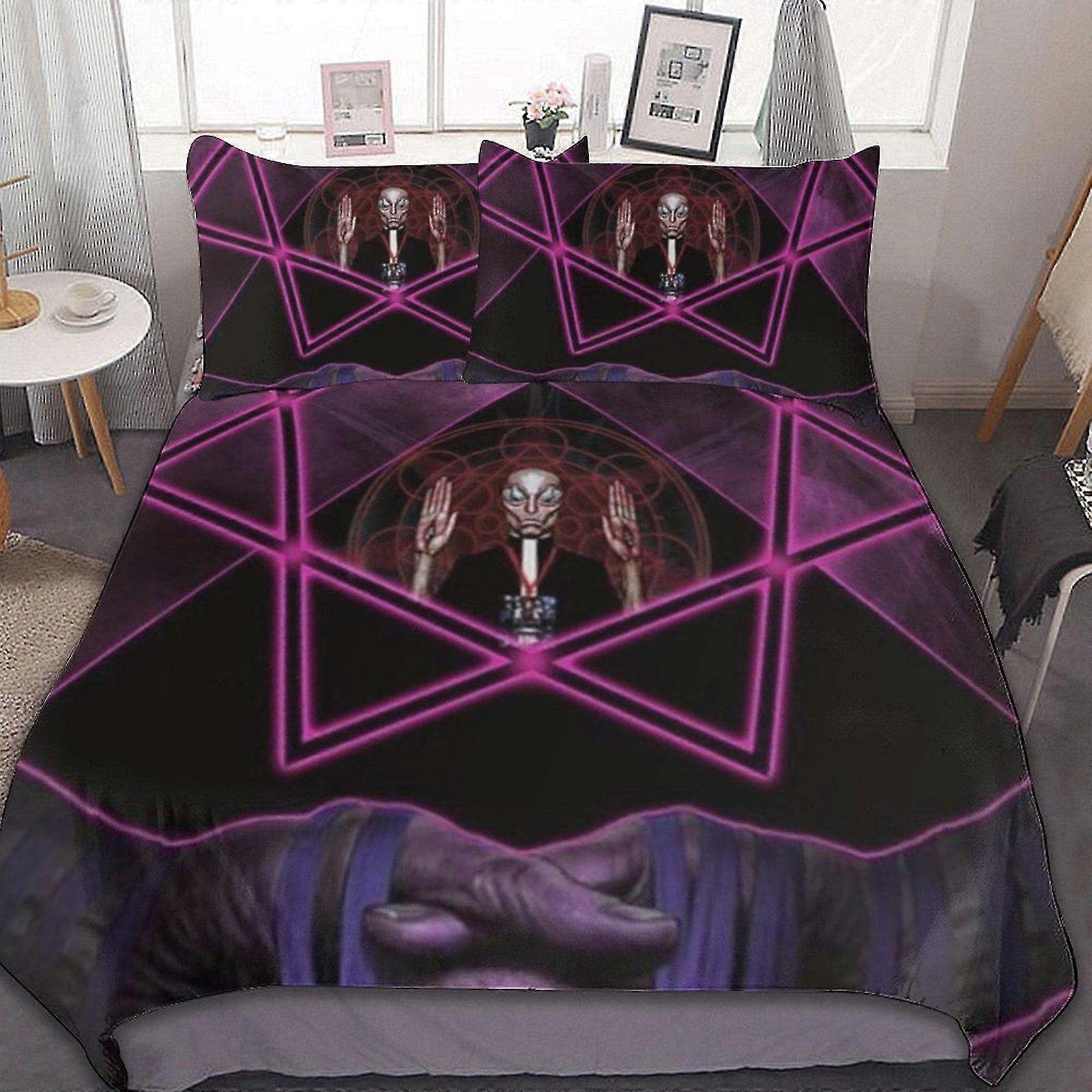 Rock Band 3 Peças Conjuntos de Cama Confortável Macio Conjuntos de Edredom Decoração de Quarto Presentes Com 1 Capa de Edredom 2 Fronhas