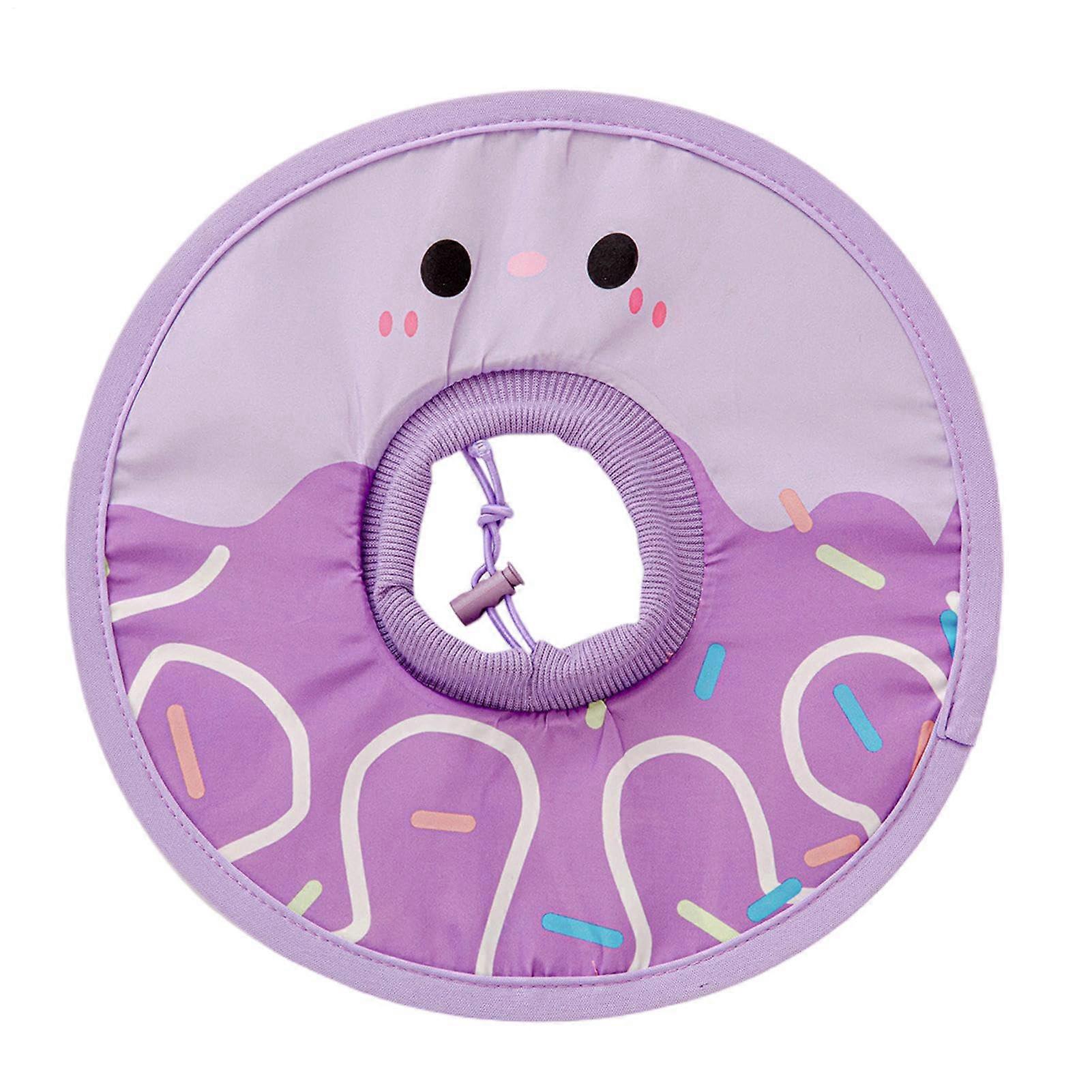 Comfortable Donut Design, Elizabethan Pet Accessories for Small Kittens, Multicoloured XS