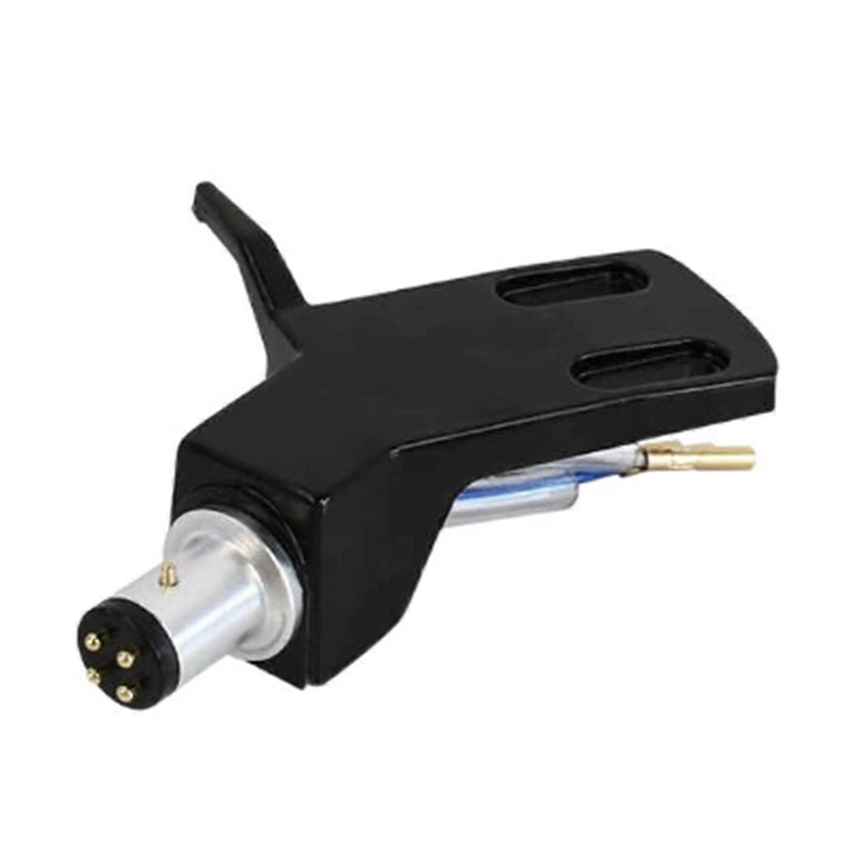 2Piece Turntable Headshell Record Player Needle Stand Replacement Technica Headshell Pointer Cartrid