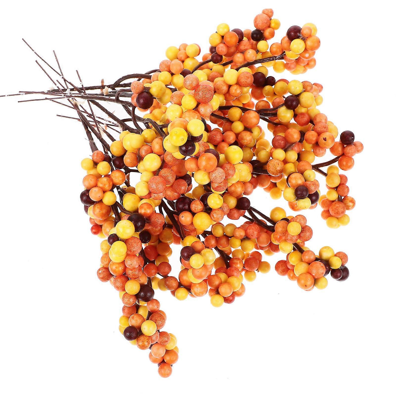 Artificial Berries Stems Festive Decoration Christmas Home Decoration 12Pack