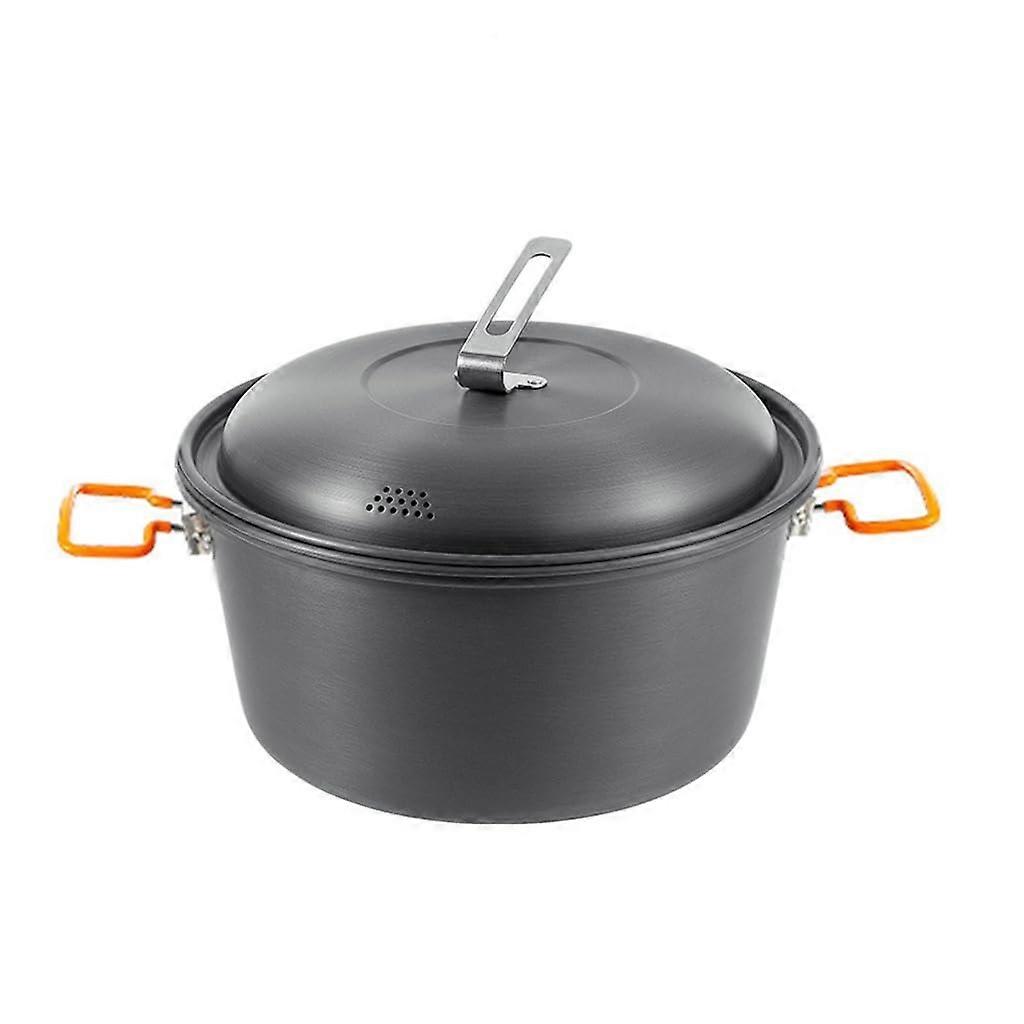 Aluminum Alloy Camping Hanging Pots, Lightweight Multifunctional Cookware for Camping and Picnics, Soup Pots