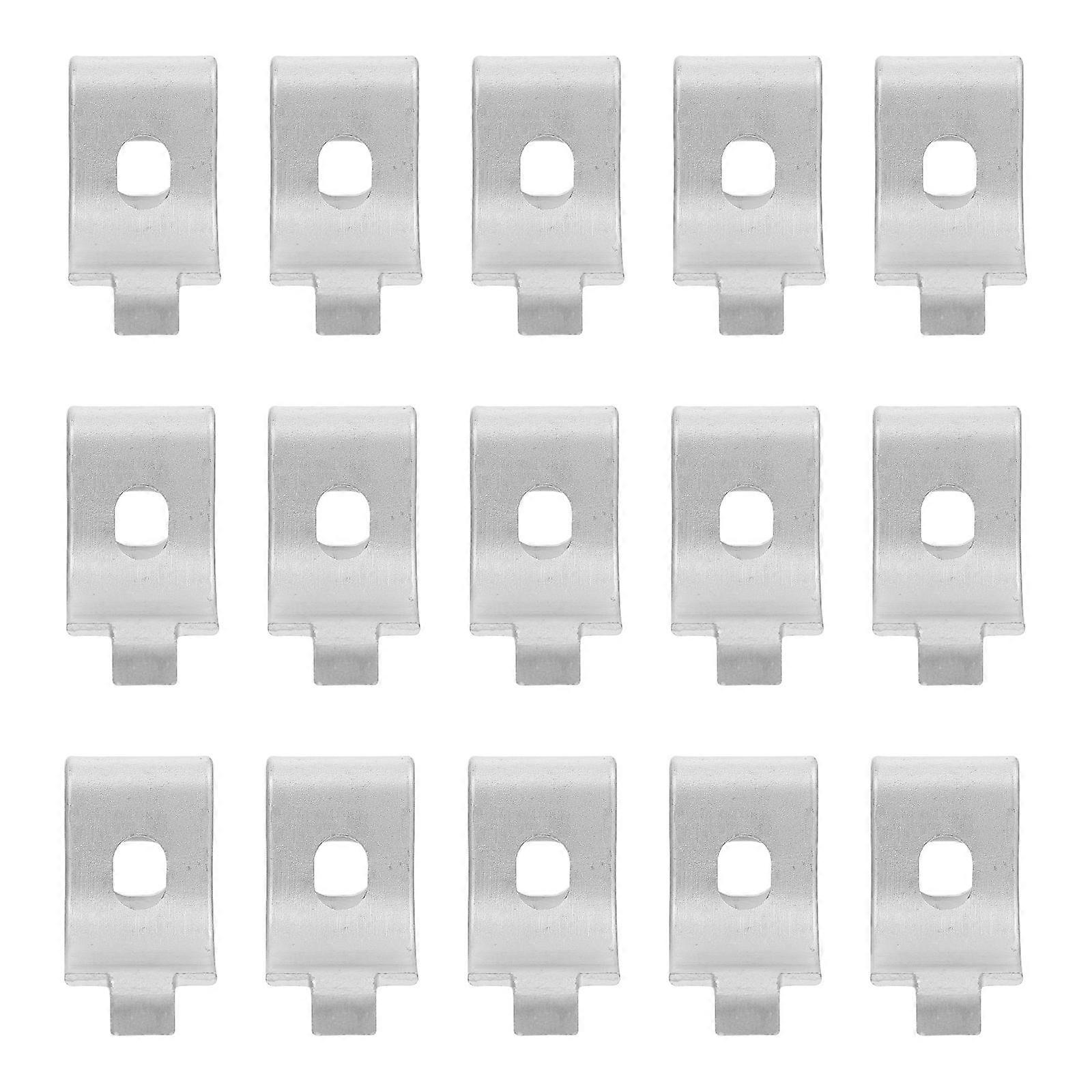 50 Pcs Adjustable Shelf Support Clips Fixing Clamp for Secure Shelving