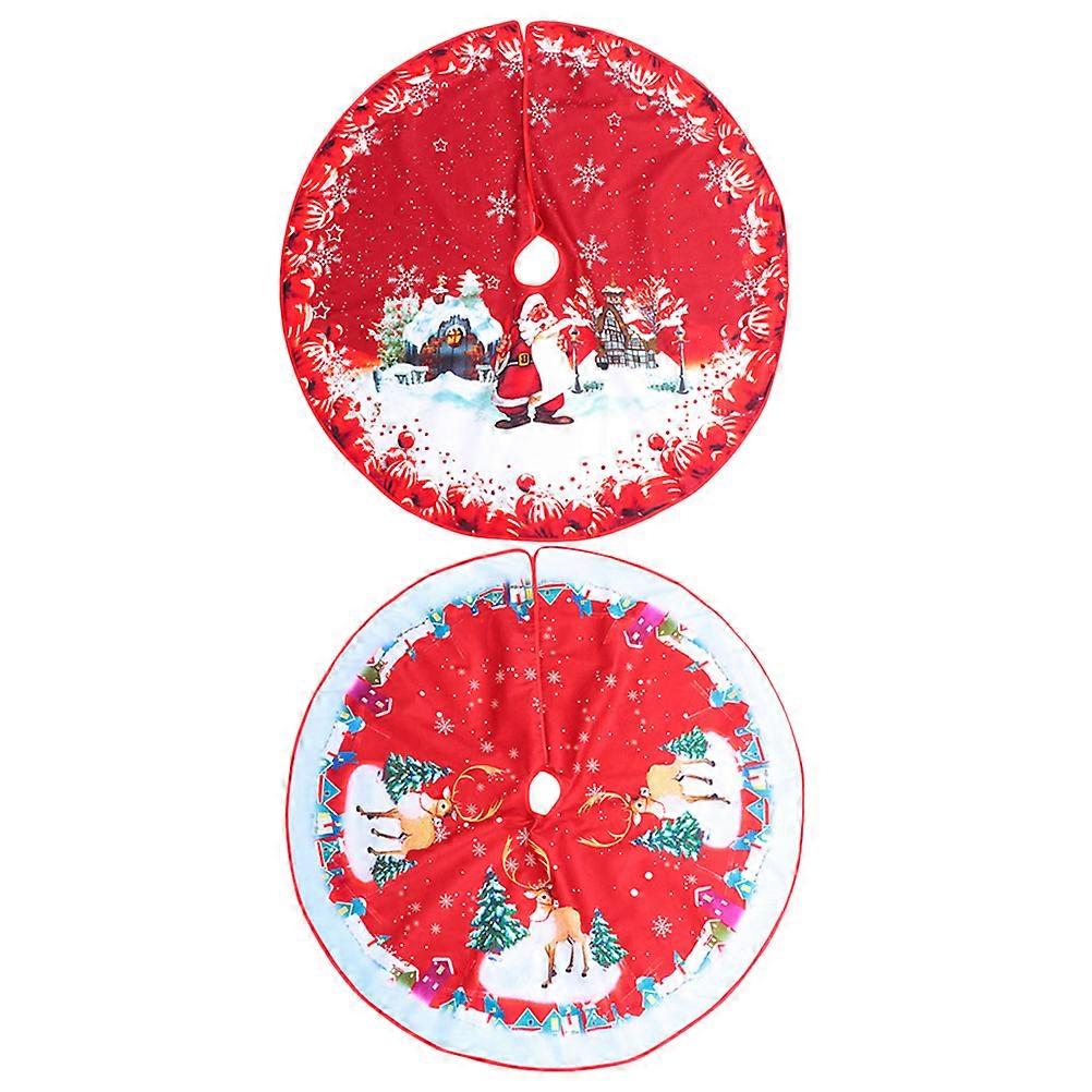 It sounds like you're describing a product listing or looking for a description for a **Christmas Tree Skirt Apron**. Here's a polished and