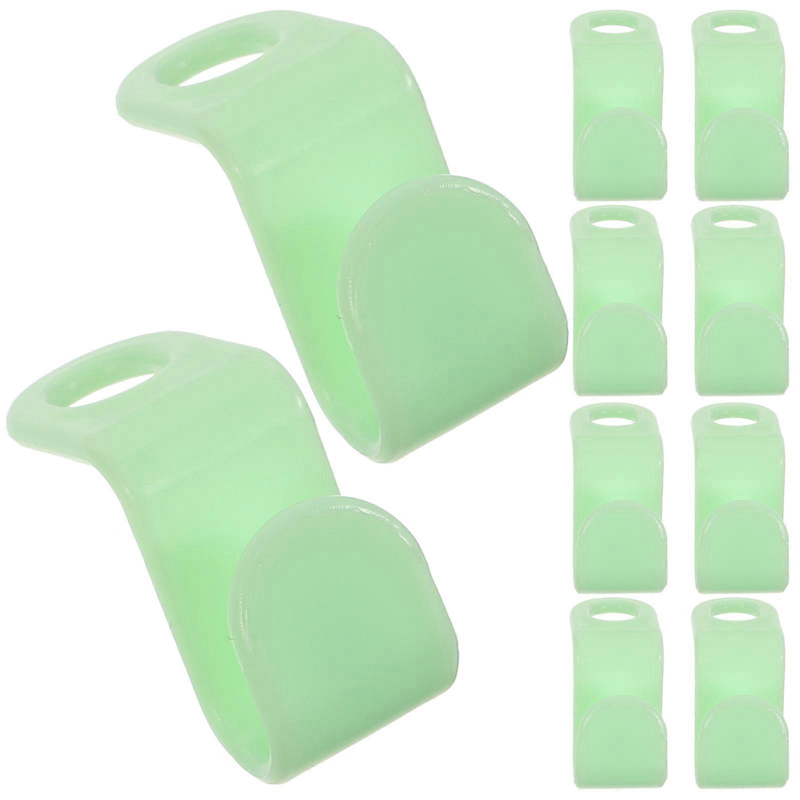 Closet Rack Connector Hanger Extender Clips Multi Layer Hanging Home Organization 5X3CM Light Green PP 10Pcs