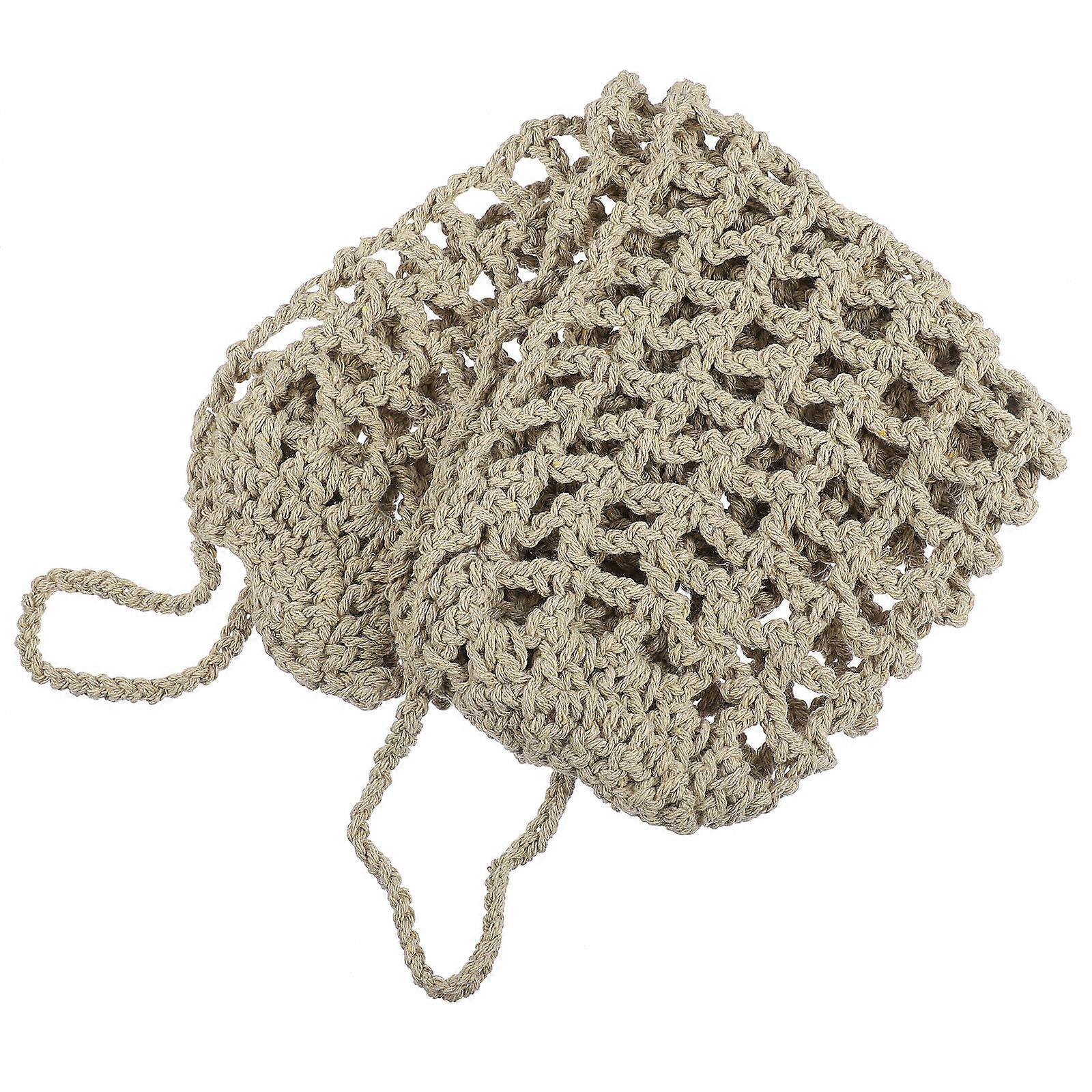 Macrame Banana Hammock Fruit Holder Hanging Basket for Kitchen, Under Cabinet, RV & Outdoor Use – Breathable Storage for Fruits and Vegetables