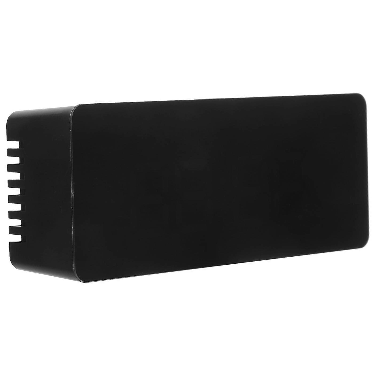 Digital Alarm Clock with Large LED Display Compact Electronic Clock for Bedroom Home Office Easy Setup for Elders Aesthetic Design