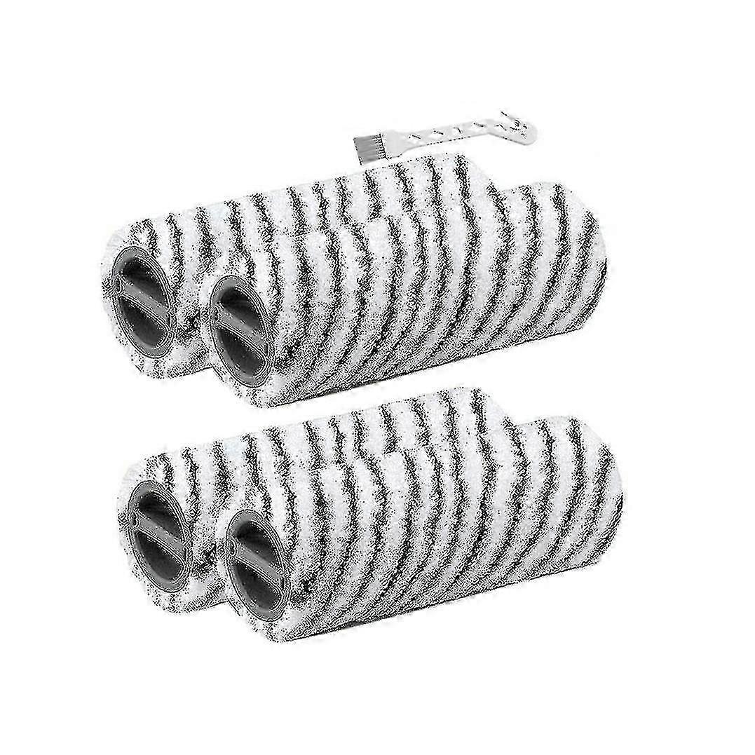 4pcs Stone Roller Brushes for FC7, FC5 & FC3 Cordless Floor Cleaner Parts - Compatible with Yalo Premium Models