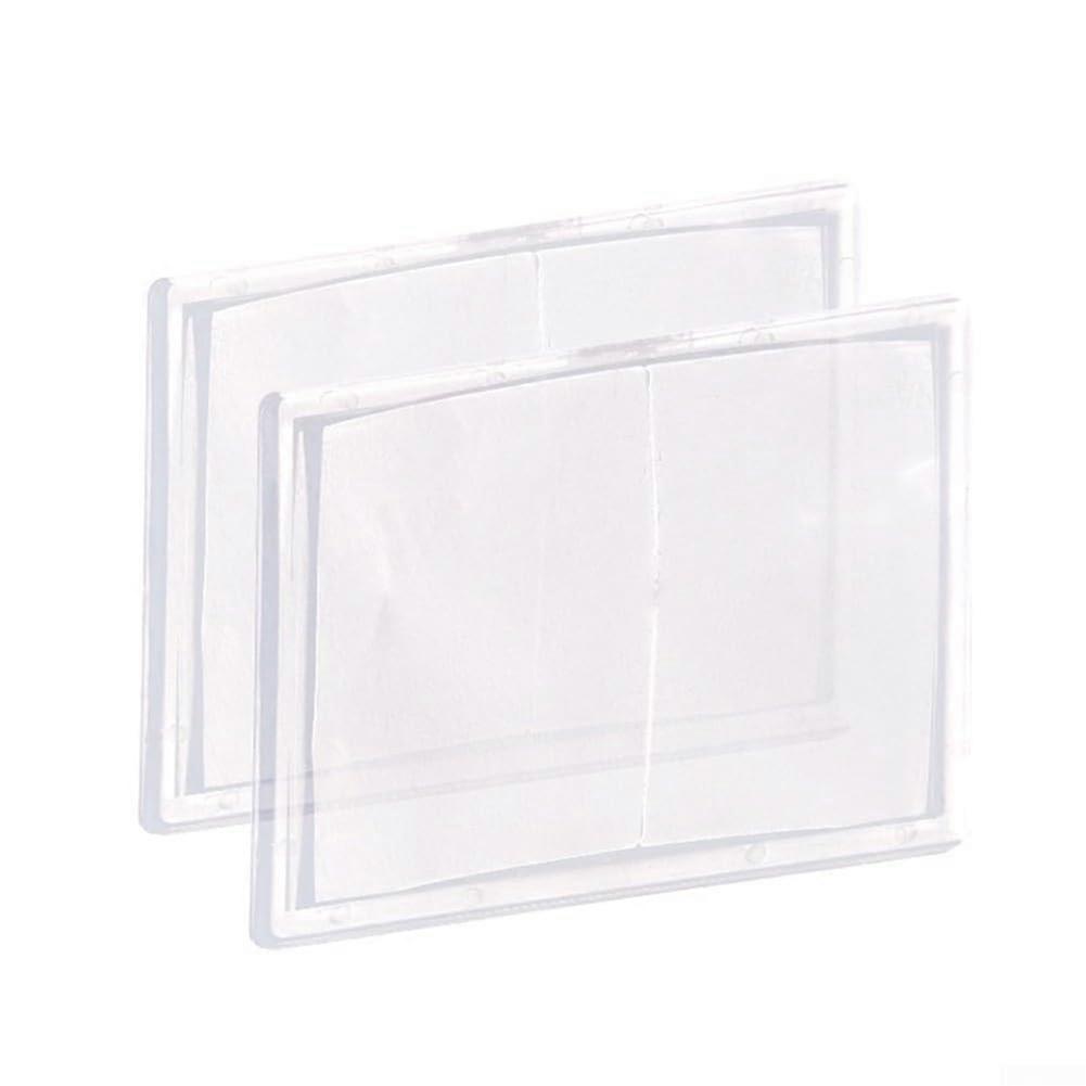 Magnifying Glass Welding Lens, Pack of 2, Clear PC Lenses Provide Improved Glare Reduction for Professional Use (250)