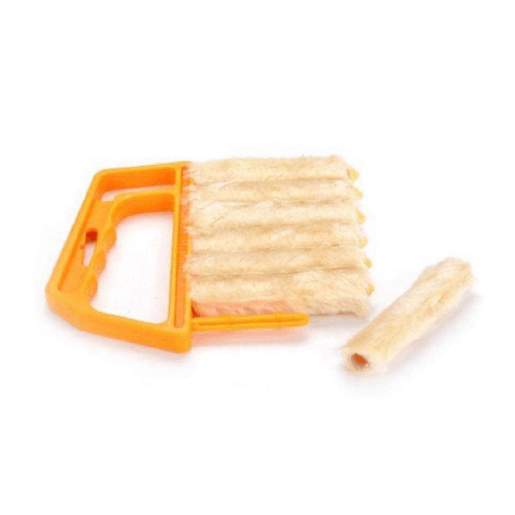 Ergonomic Mini Blind Cleaner Tool for Efficient Dust Removal from Window Shutters, Shades and Air Conditioners – Cleans Multiple Blinds at Once