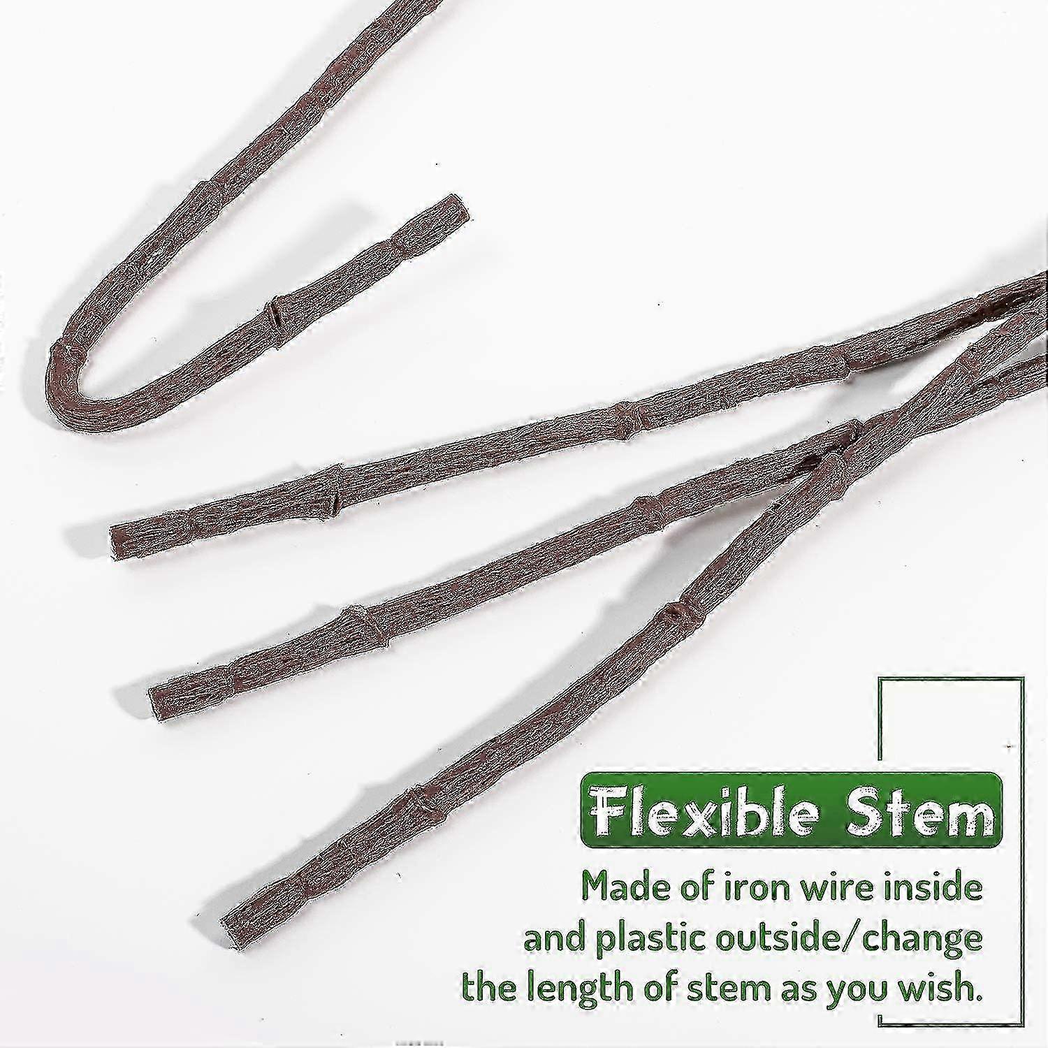 6Pcs Artificial Silver Eucalyptus Branches for Holiday Wedding Decor 24