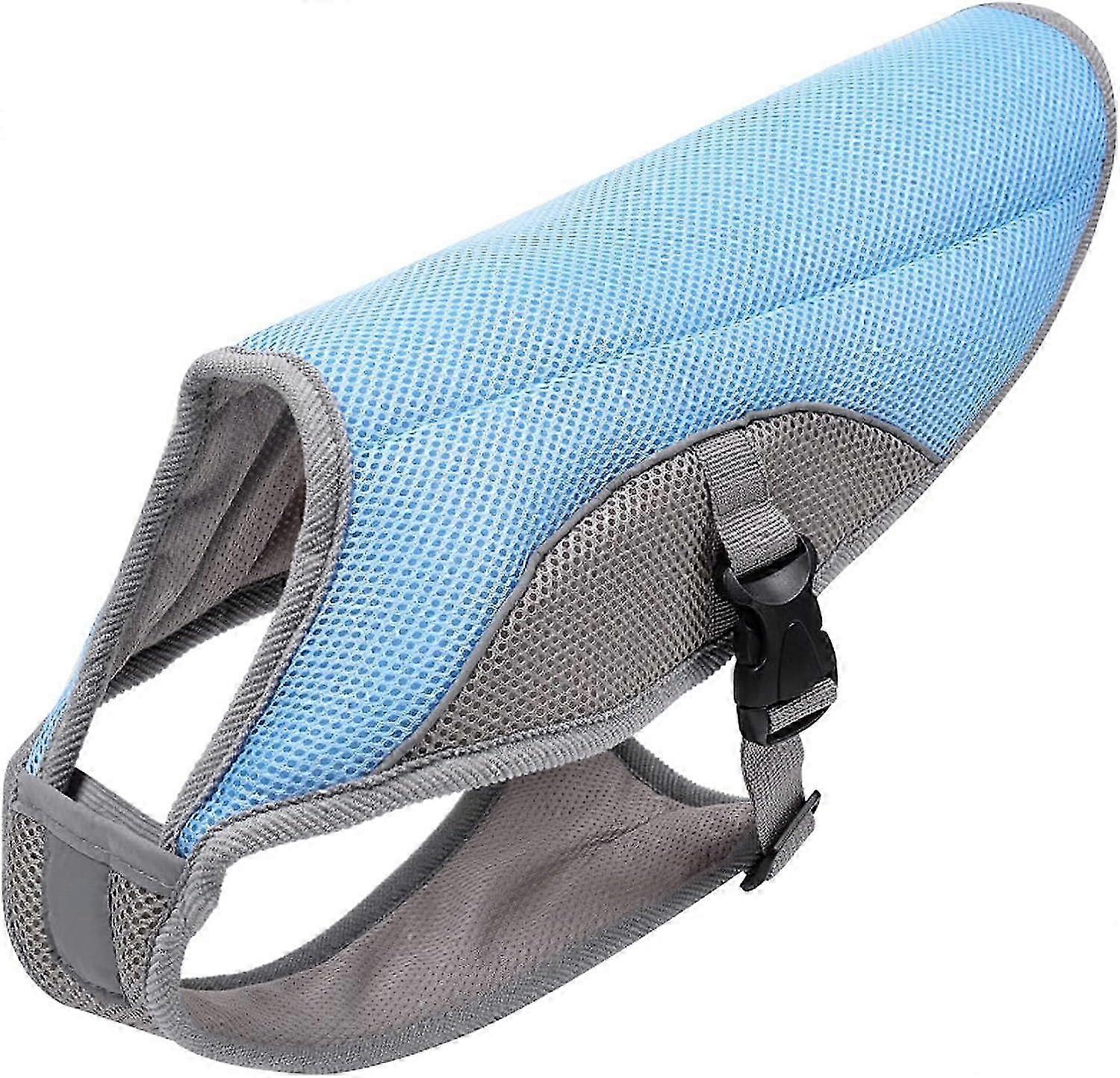 犬用冷却ベスト、夏と暑い天候のための蒸発冷却、調節可能な屋外犬用ジャケット、安全反射ベストクーラー