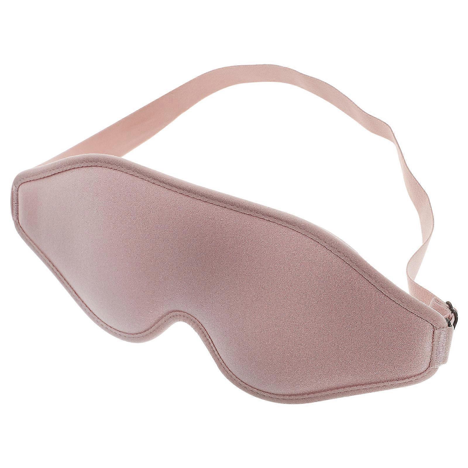 Eye Sleep Mask Reusable Pink 25.5X10.3X2CM High-density Slow-rebound Technology 1Pack