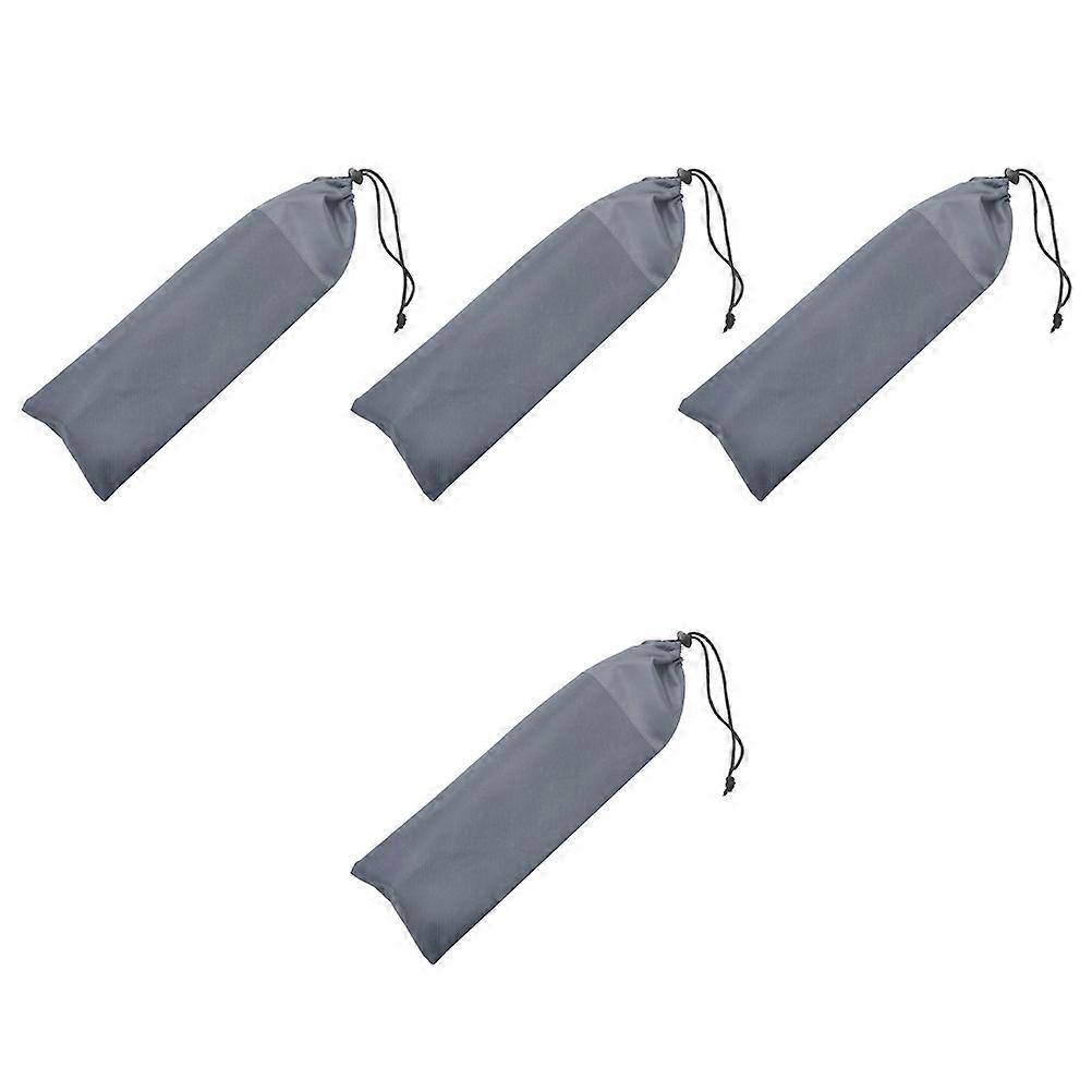 Tent Stake Storage Bag Camping Accessories Simple Design Oxford Fabric 4Pcs