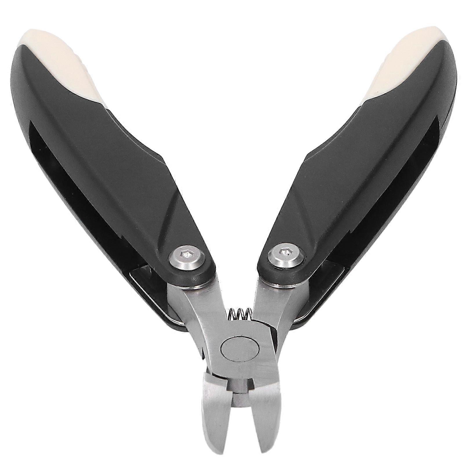 Multifunctional Nail Clippers Folding Olecranon Arch Ingrown Pliers for ParonychiaBlack