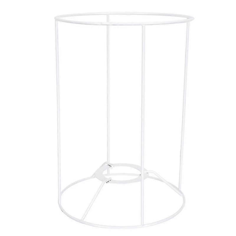 20x14cm White Lamp Shades Iron Lampshade Frame Practical Lampshade Bracket Diy Table Lamp Bracket