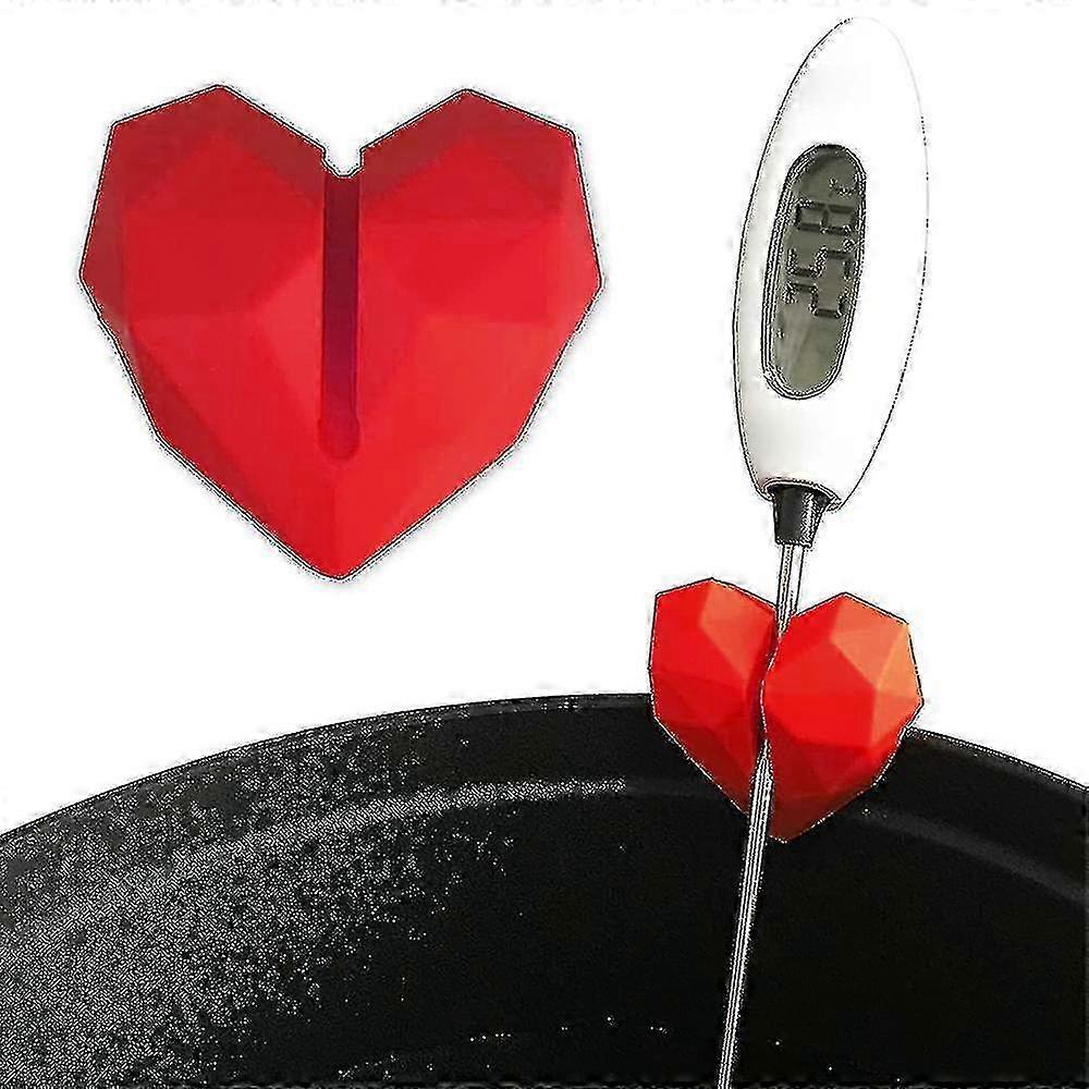 2pcs Silicone Non-scratch Pot Clip, Candy Thermometer Pot Clip