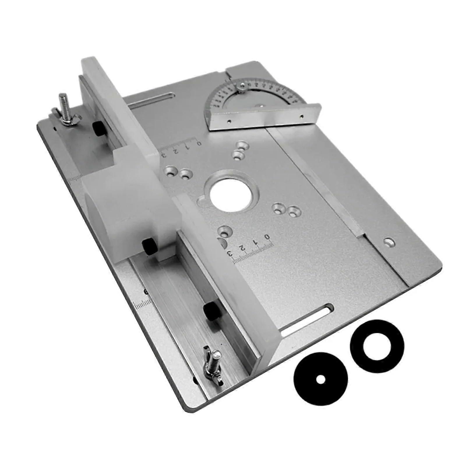 Aluminum milling table insert gauge, for woodworking benches, table saws, multifunctional machines (Type)