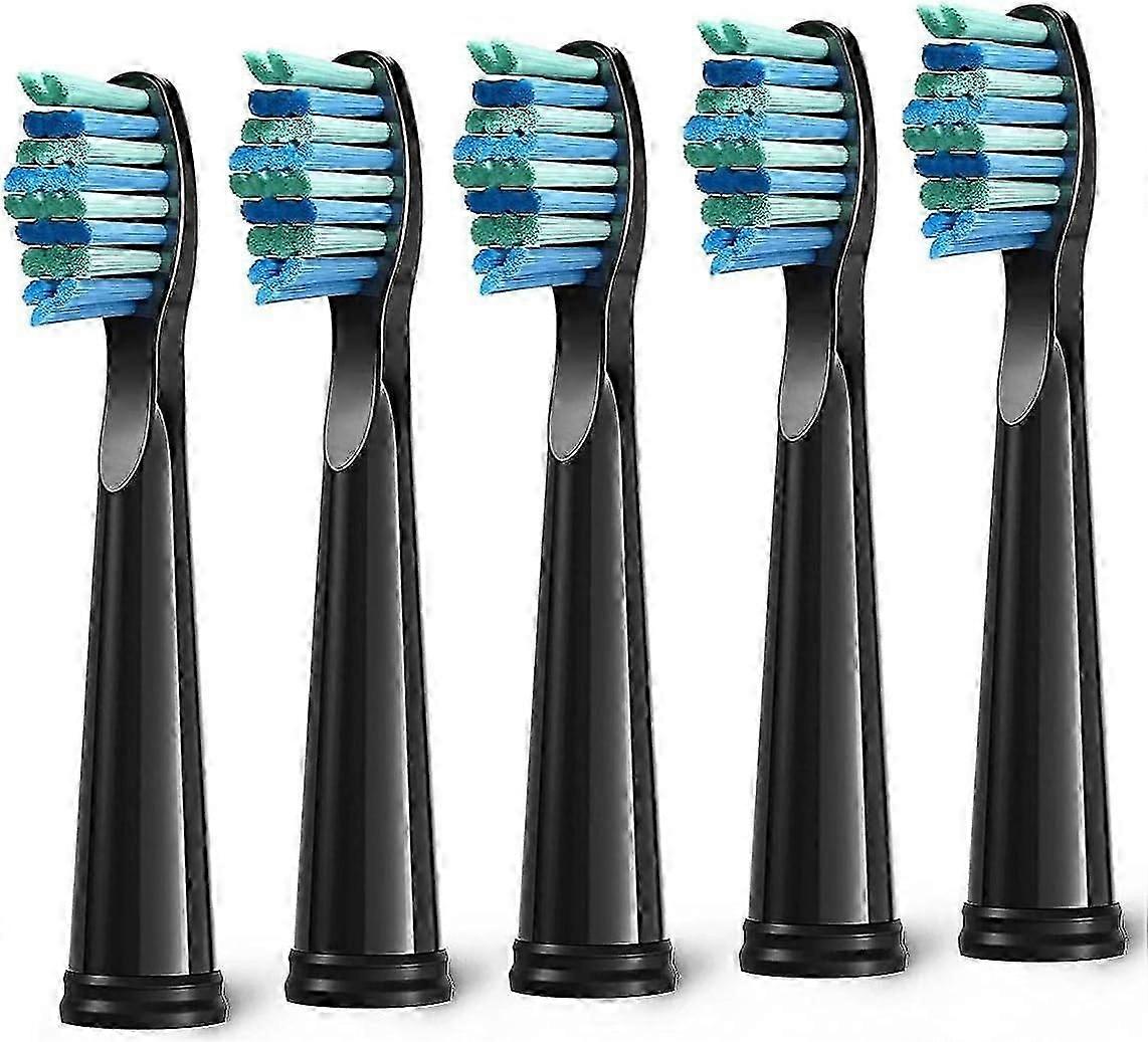 Electric Toothbrush Heads 5pc Compatible For Fairywill D7/d8/fw507/fw508/fw551/917 Soft Replacements Head