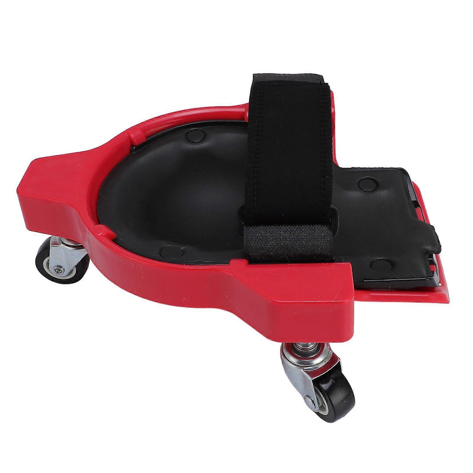 Rolling Knee Dolly, Multifunctional Rolling Knee Cushion for Floor Painting (Red)