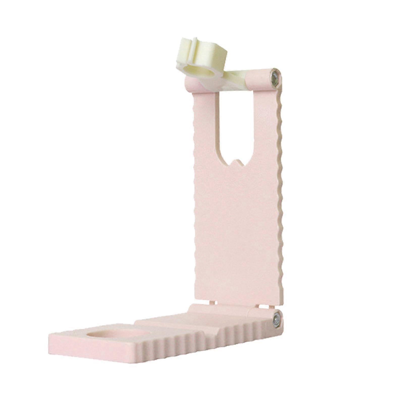 UV Light Stand, Small Light Holder, UV Lamp Stand, Smartphone Stand, Nail Manicure Tools, 360 Degree Rotation (Rose)