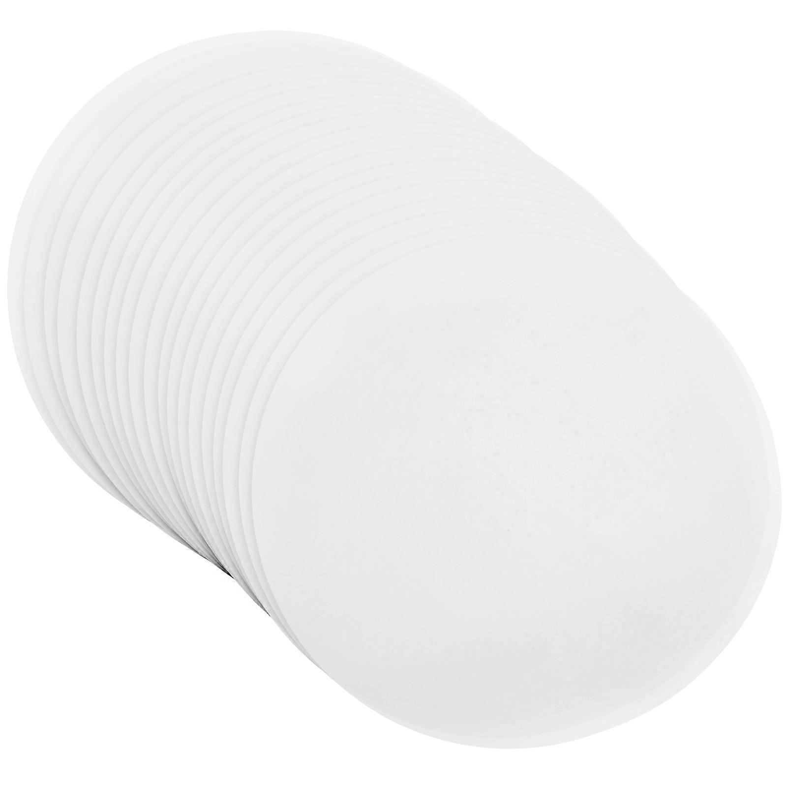 100 Pcs 8 Inch Round Barbecue Paper Safe Non Stick Parchment Paper Baking Liners for Cooking Steaming Random Color
