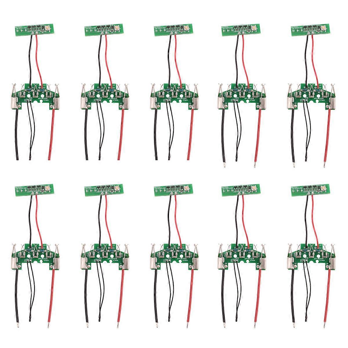 10X BAT610 18V Lithium-Ion Battery PCB Charging Protection Circuit Board for 18V Li-Ion Battery