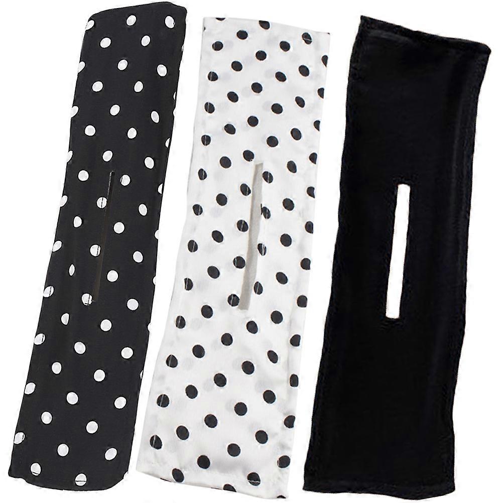 Gogoși de păr Elegant Hair Bun Maker Black Dot Lazy Design Fixare a părului 3Buc