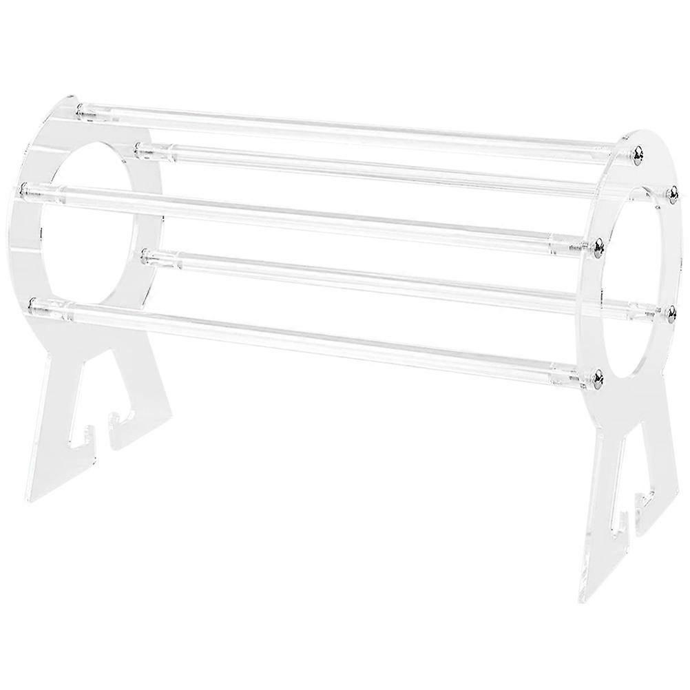 Headband Rack Organizer Necklace Holder Stand For Daily Use Simple Design Transparent 1Set