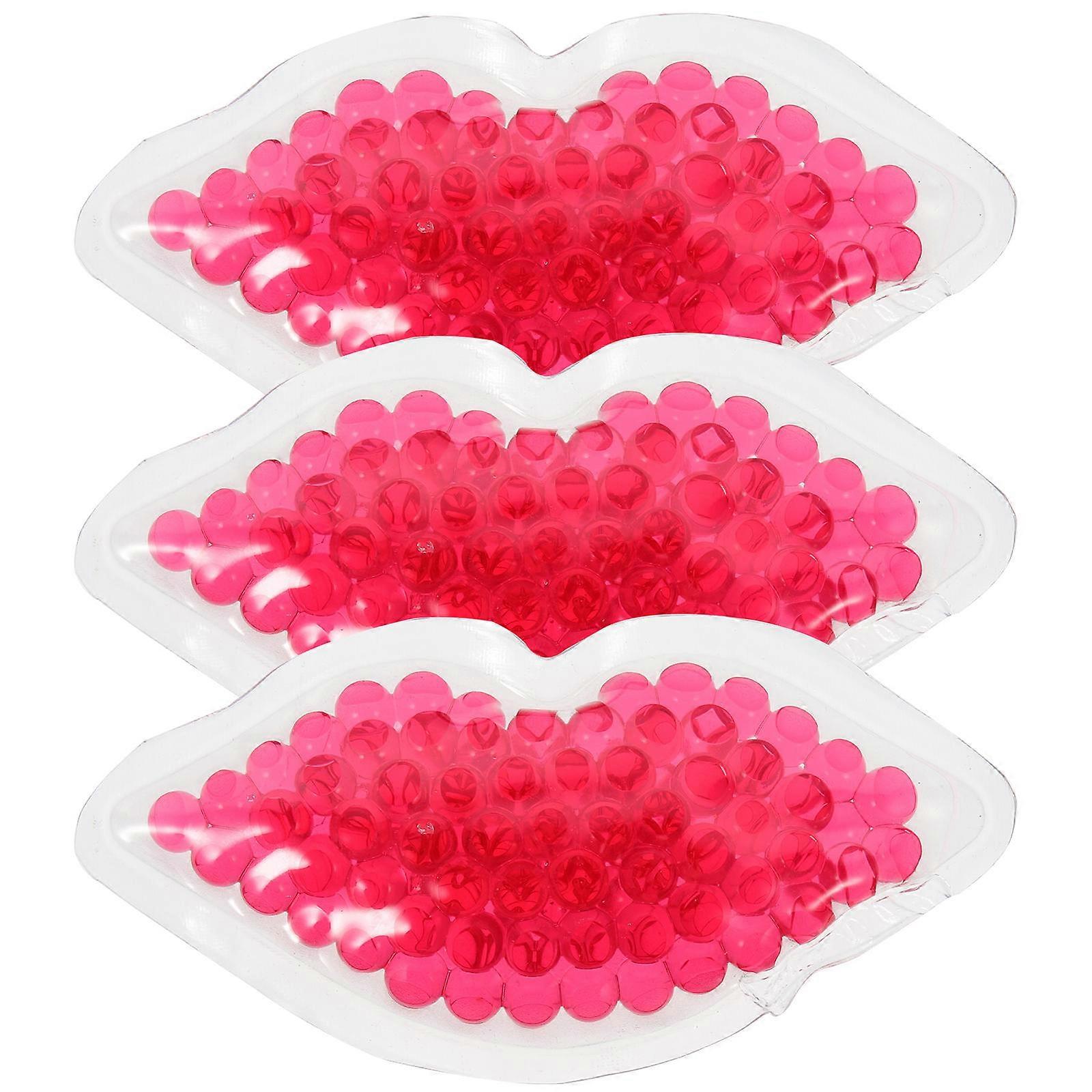 Cooling Pads Practical Lip Cooling Patches Indoor Outdoor Use Design 3Pcs