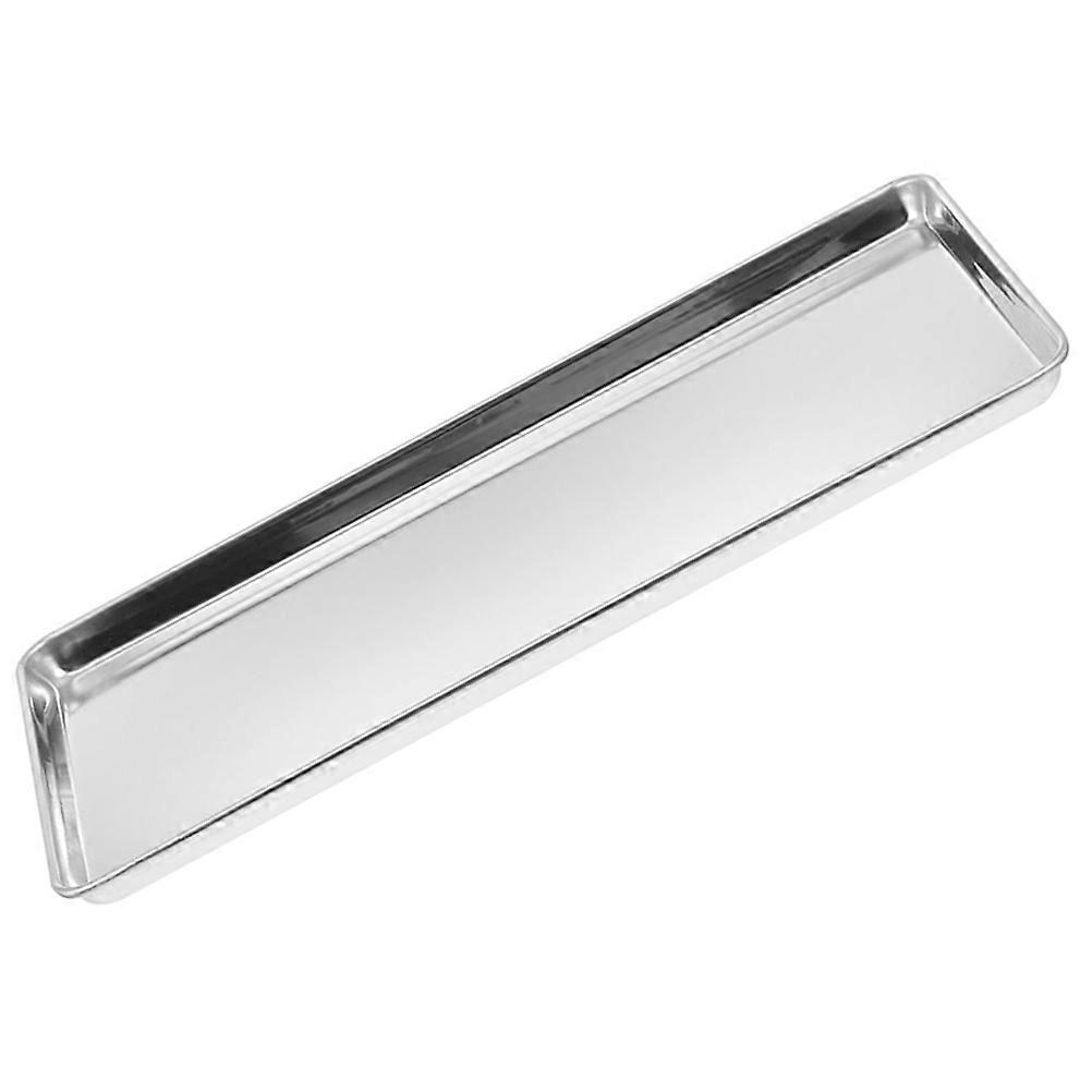 Stainless Steel Catering Food Pan For Restaurants 26.5X15.5X1.2CM Rectangular Design Ideal For Serving 1Pack