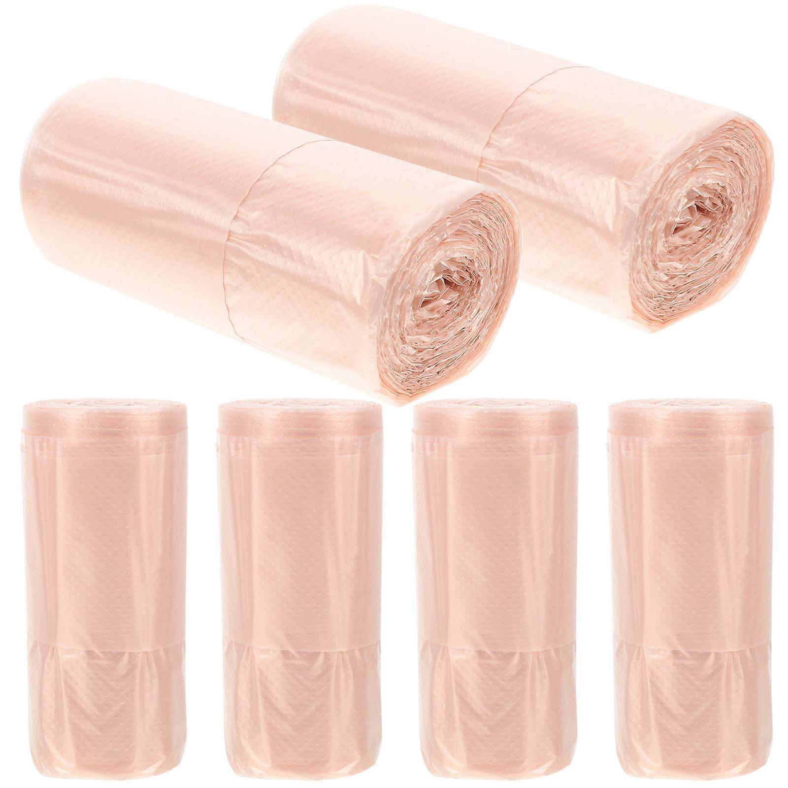 Golden PE Small Trash Bags for Home Use 6 Rolls Durable Garbage Bags Excellent LoadBearing Ability