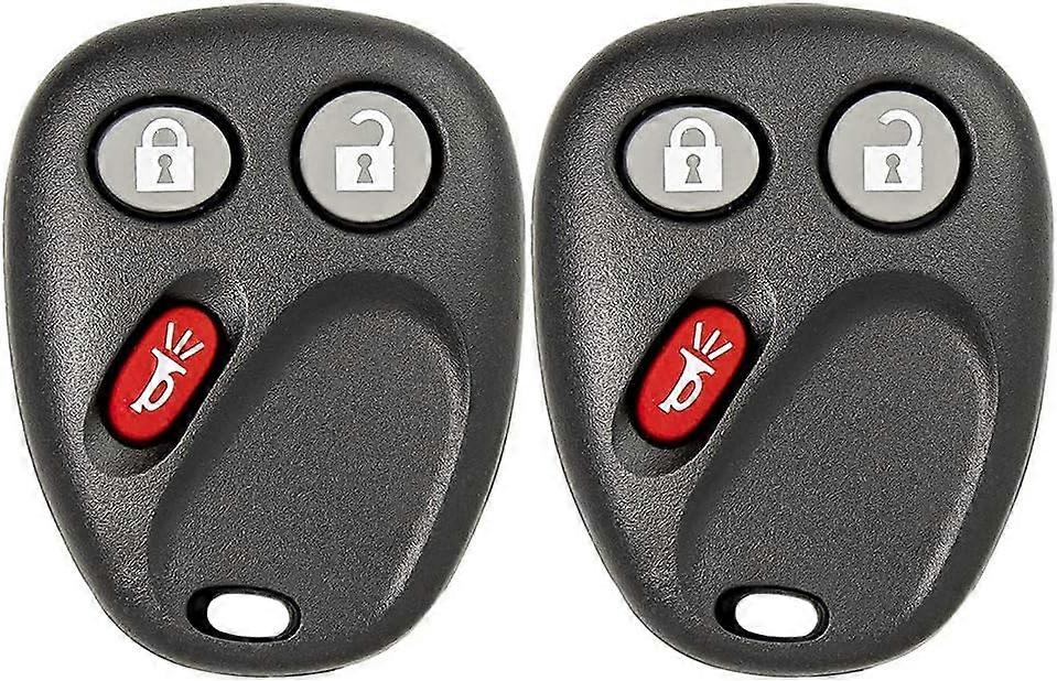 Replacement for Keyless Entry Car Key Vehicles That Use 3 Button LHJ011-2 Pack
