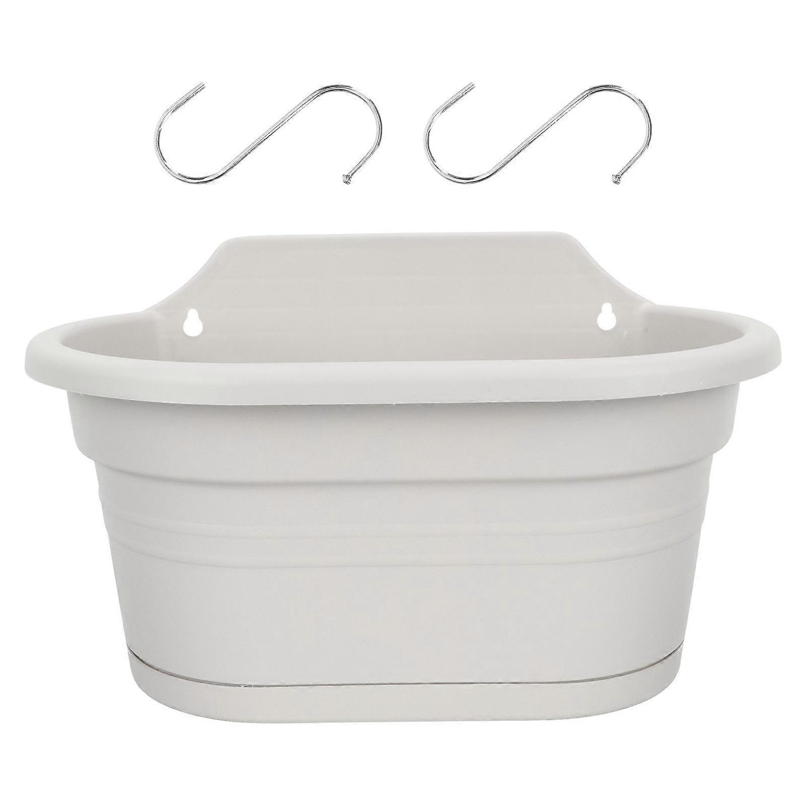 Hanging Flower Pot Set with Hooks for Balcony Garden Decor – Suitable for Chlorophytum, Scindapsus Aureus, and Succulents – Planters for Plant Lovers