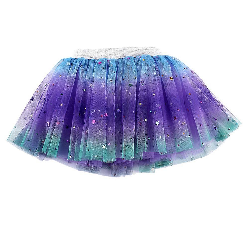 Childrens Tutu Skirt Showing Tutu Skirt for Masquerade Sleepover Party Polyester Material 1Pack