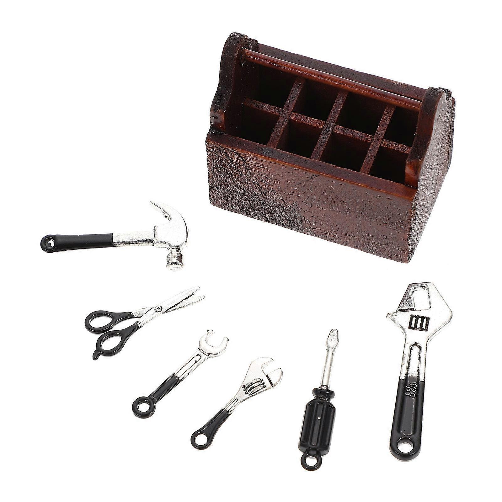 Creative Red Alloy Mini House Tool Kit for Kids with Durable Quality and Realistic Design 1 Set