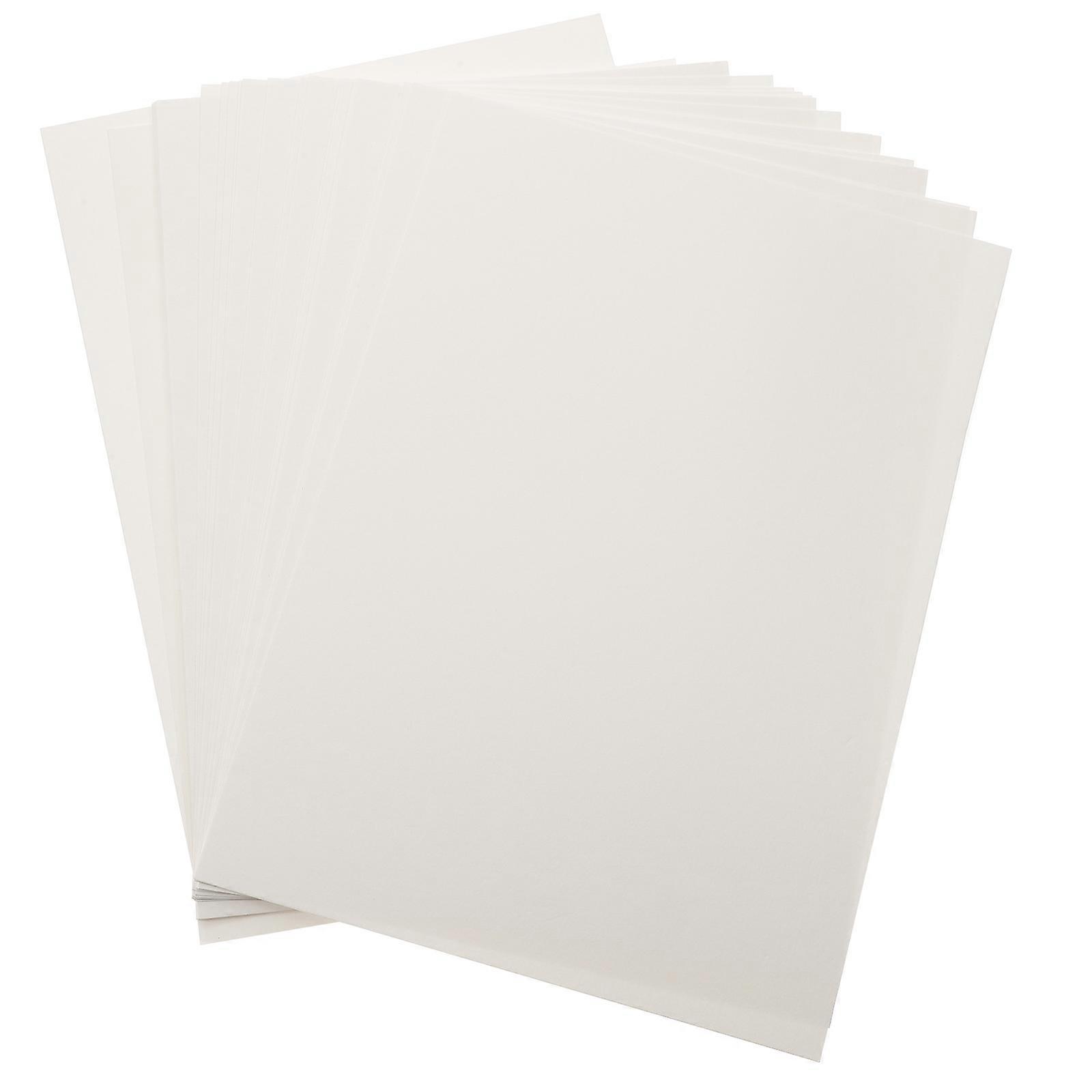 White Water Soluble Paper for Daily Use Professional Art Paper with Fine Texture 25 Sheets