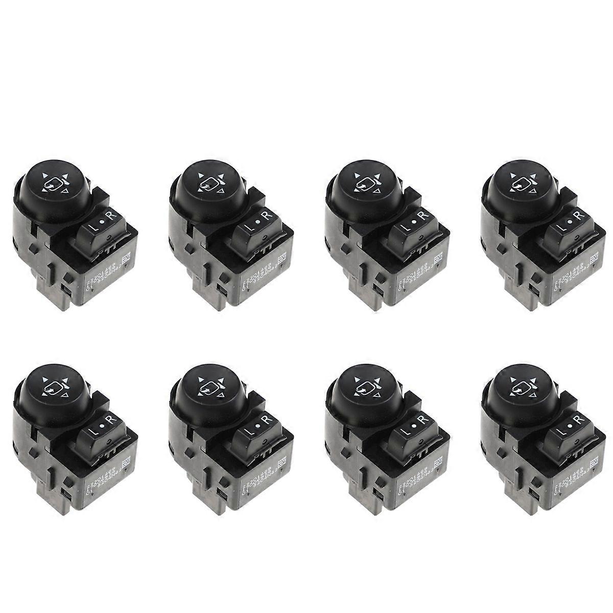 Interrupteur à bouton de commande noir 8X Power Mirror convient pour 23301469