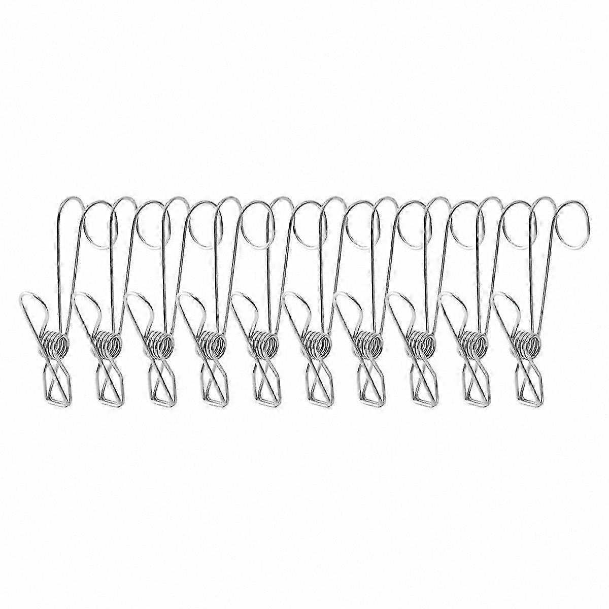 Stainless Steel Clips for Binding and Hanging Clothes