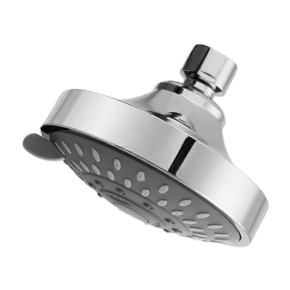 Shower Head with High Pressure and Adjustable Angles for Home Use Silver Stainless Steel Plastic 7.8 Inches