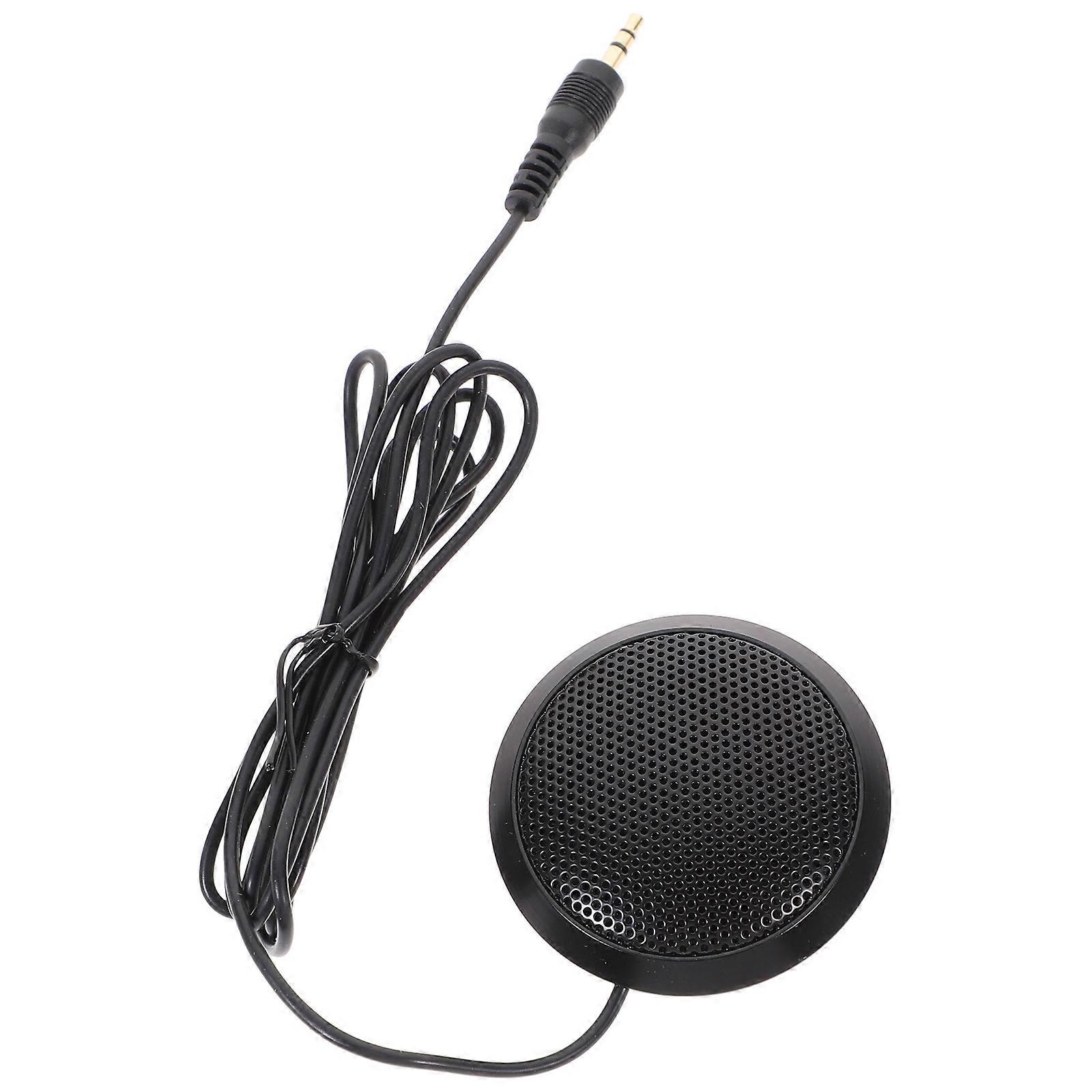 Noise Reduction Microphone For Desktop Computer Teaching Black Compact Design 150X6X2CM 1Set