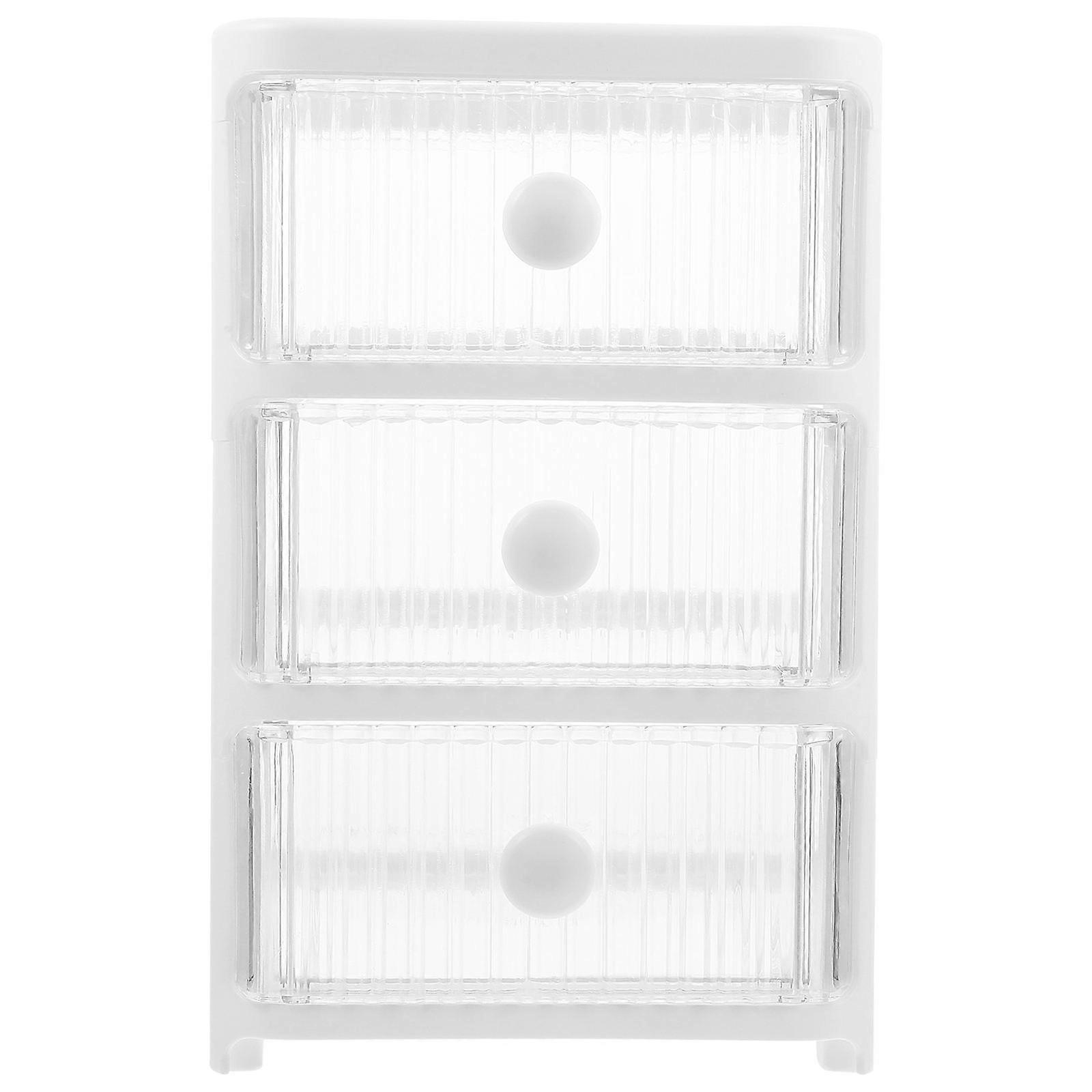 Multilayer Desktop File Organizer For Stationery And Cosmetics Rectangular Shape With Simple Style 1Pcs