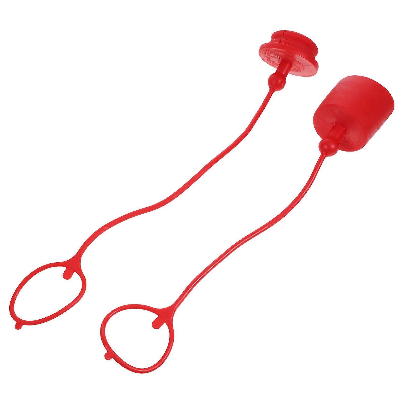 Efficient Hydraulic Quick Connect Dust Cap 1Pcs For Industrial Use Compatible With NPT Fittings Red Color Optimal Dust Protection