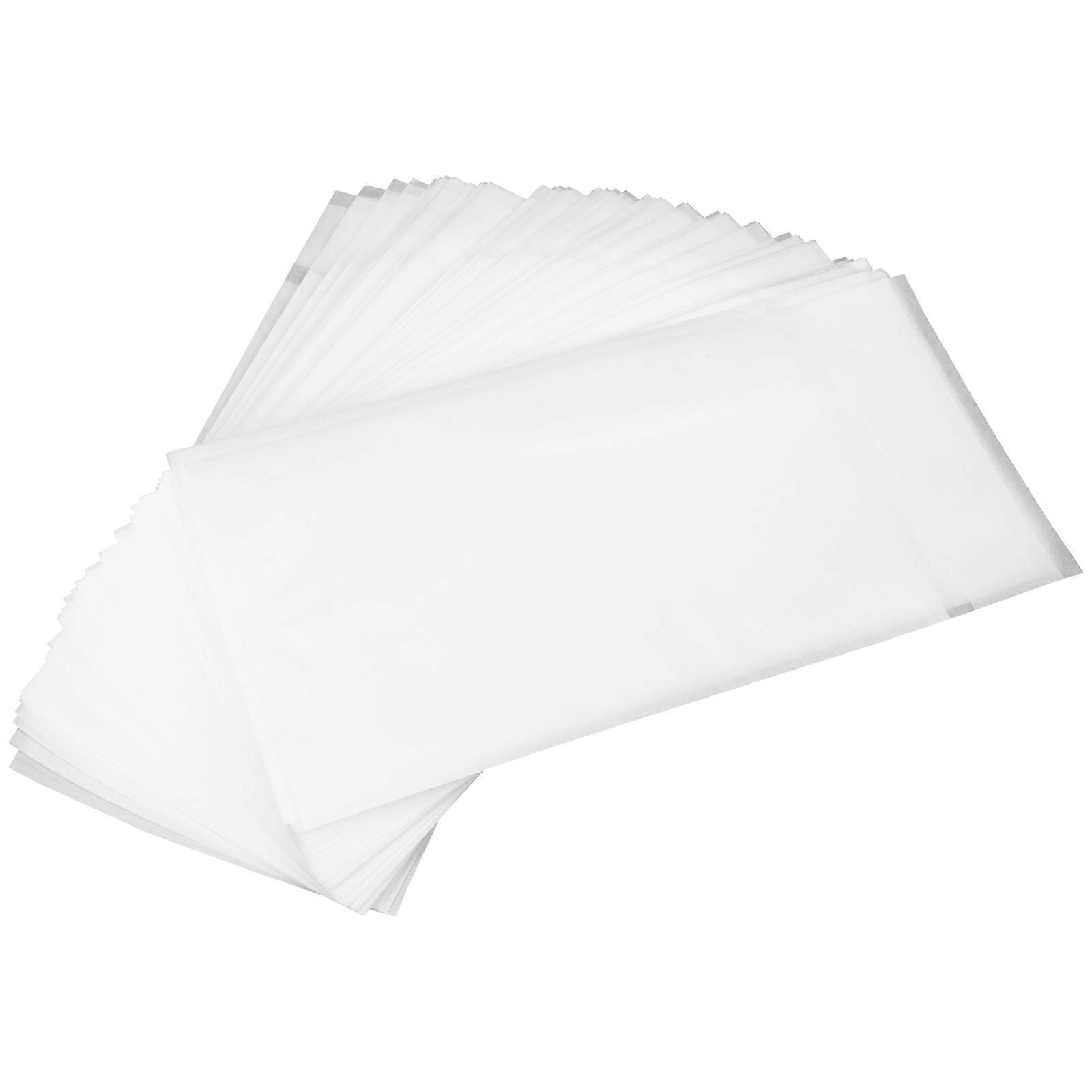 100pcs Wachspapiertüten Selbstklebende kleine Kleidung Verpackungstaschen