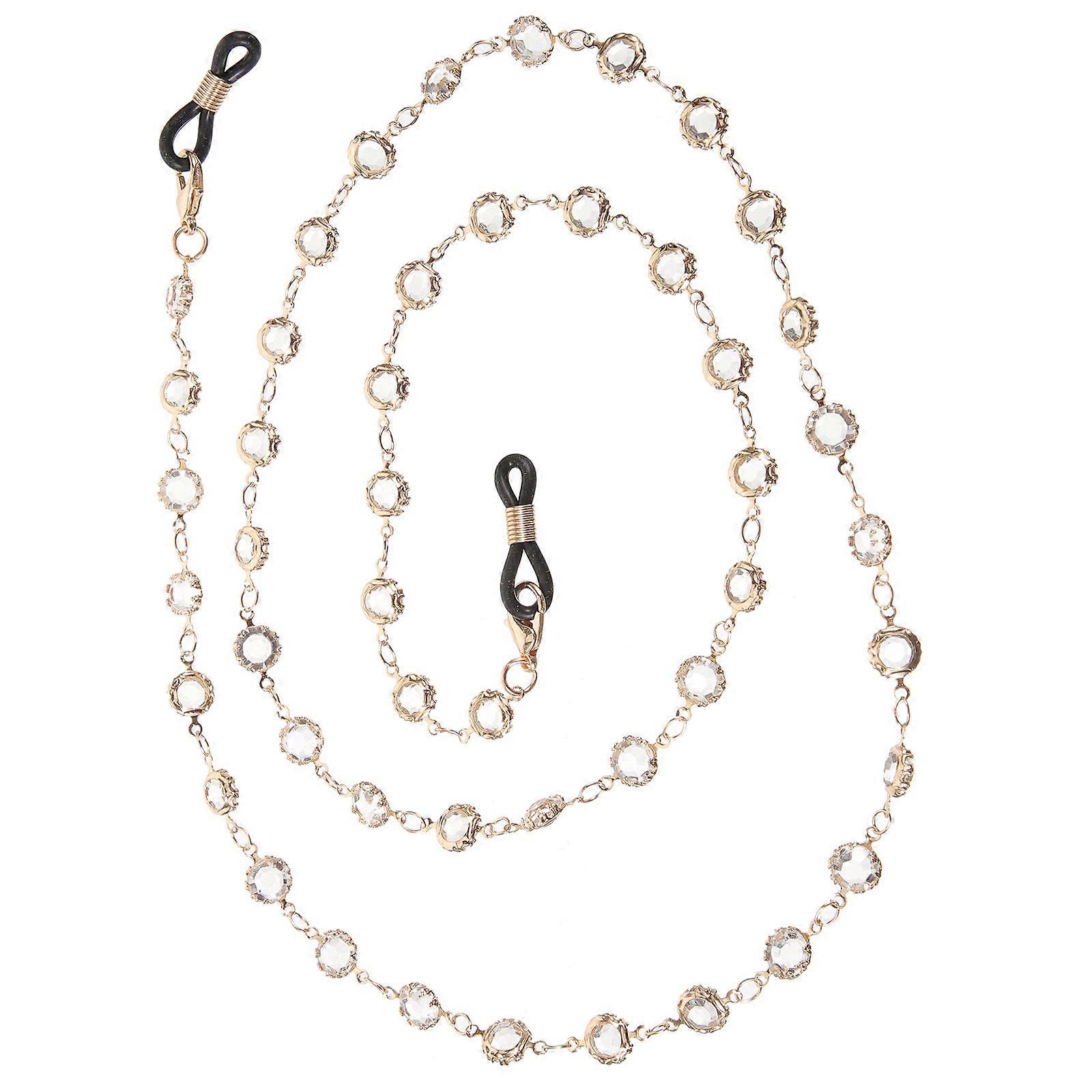Metal Glasses Chain Lanyard For Eyeglasses And Face Masks In Assorted Color With Non-skid Feature 1Set