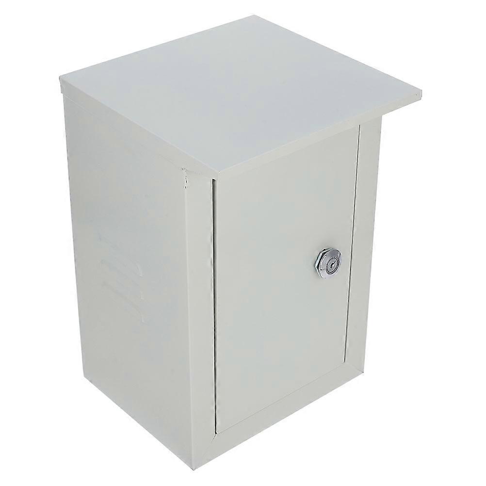 Aluminum Outdoor Electrical Junction Box Dustproof Design For Outdoor Use Electric Power Installations Grey 1Pcs